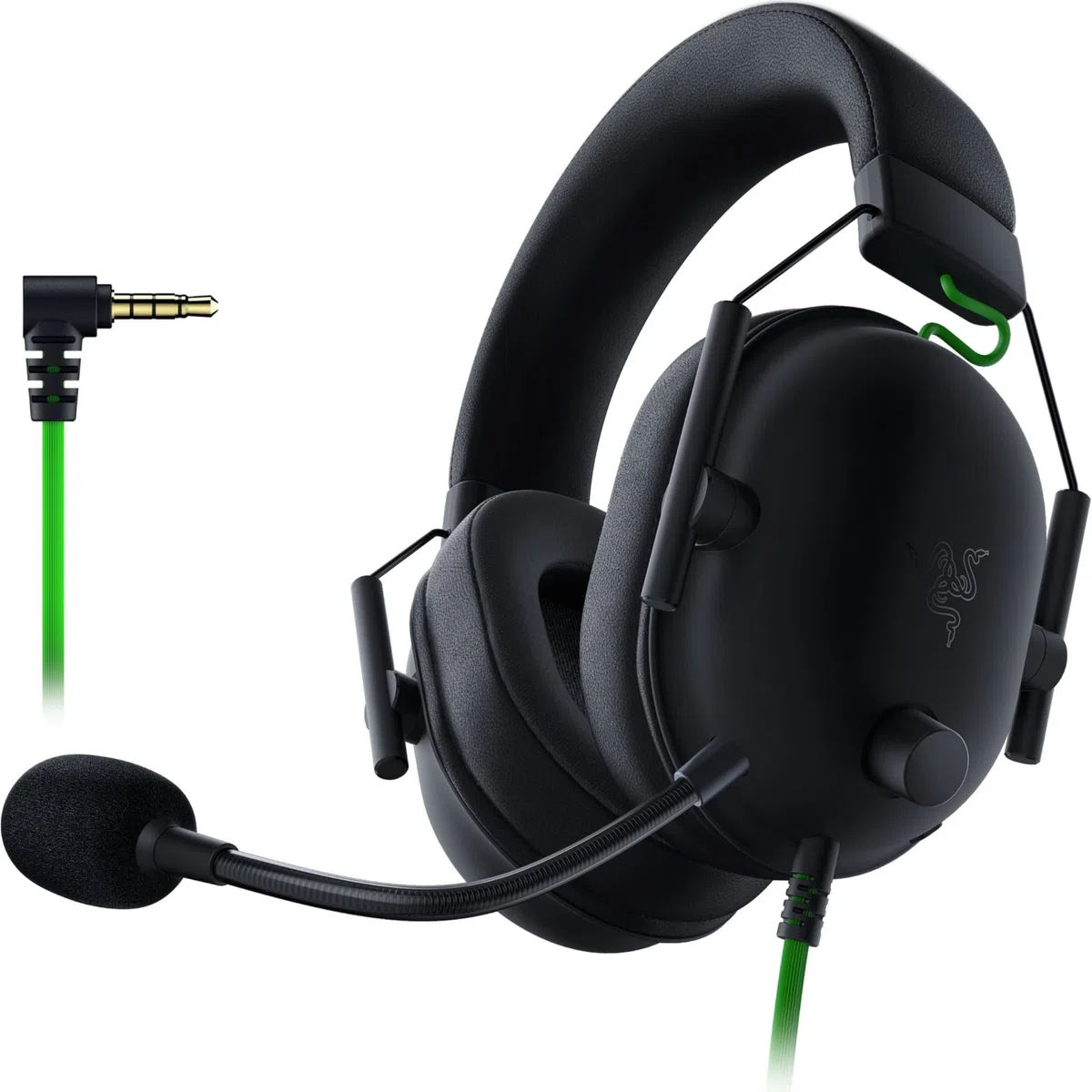 Razer BlackShark V2 X Cuffie da gaming: 7.1 Surround Sound - Driver da 50 mm - Cuscino Memory Foam - per PC, PS4, PS5, Switch, Xbox One, Xbox Series X|S, Mobile - Jack da 3,5 mm - Nero