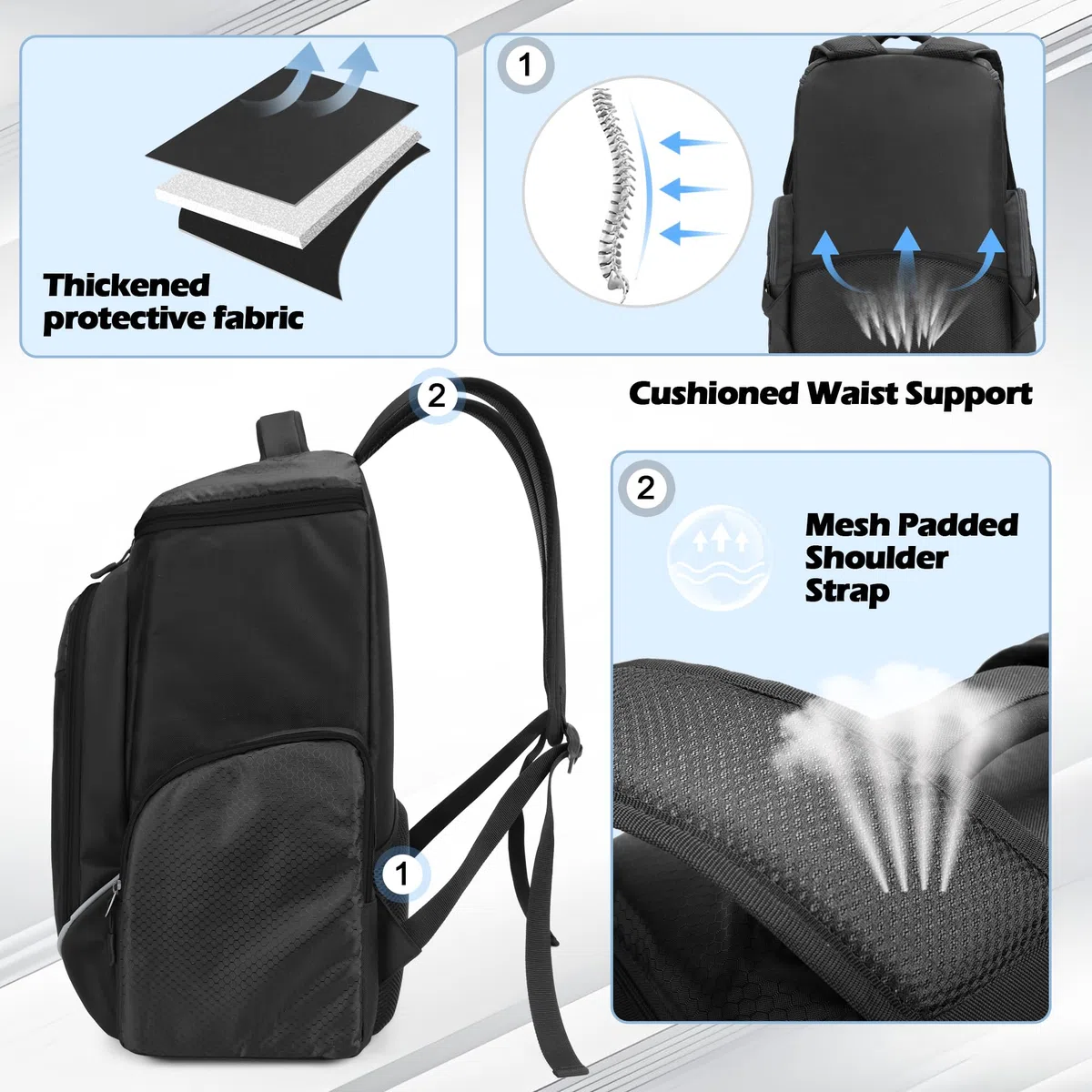 Trunab Borsa per Videogiochi PS5 PS4 Xbox One 15,6 Pollici Laptop Accessori