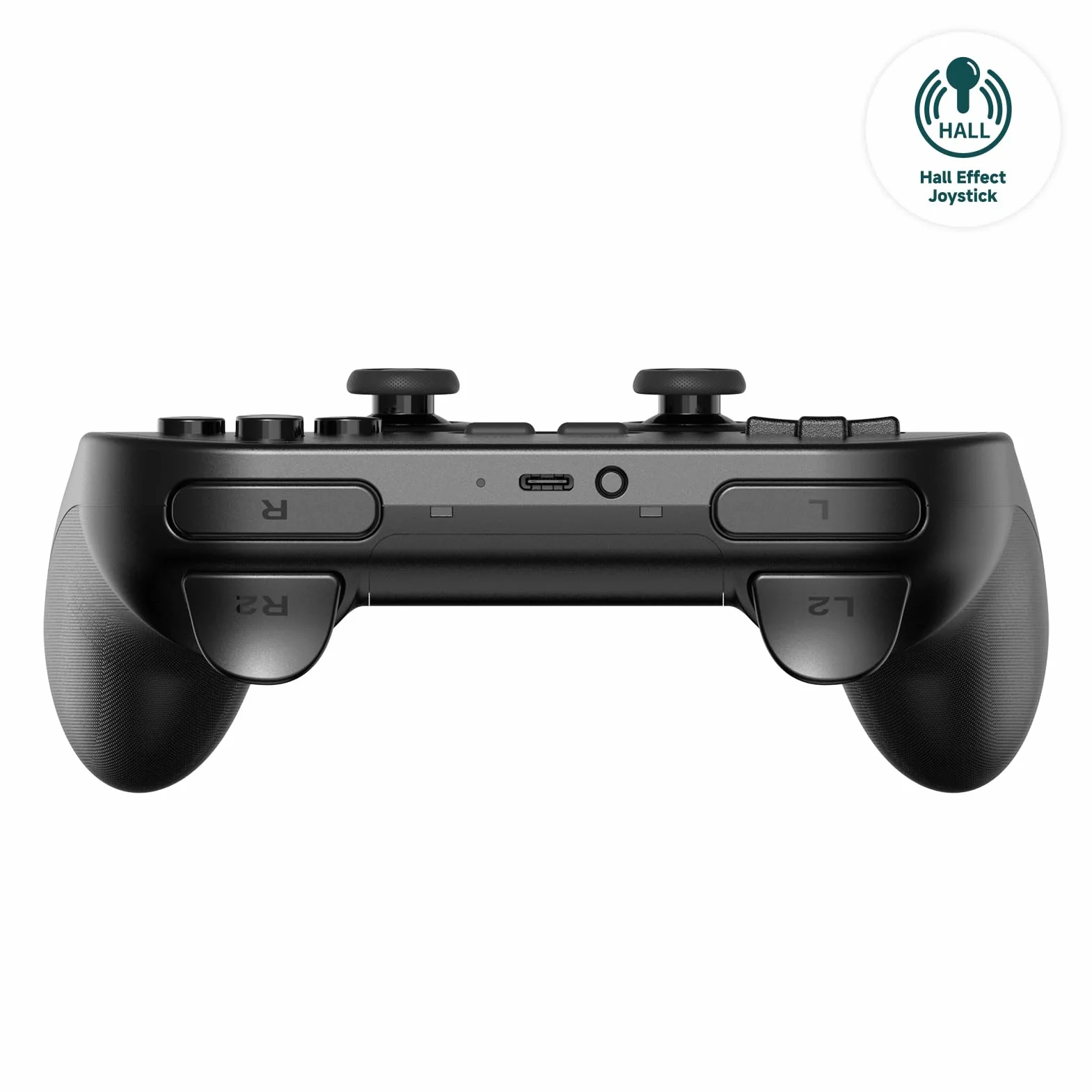 8Bitdo Pro 2 Bluetooth Controller for Switch, Hall Effect Joystick, Wireless Gaming Controller Black Edition