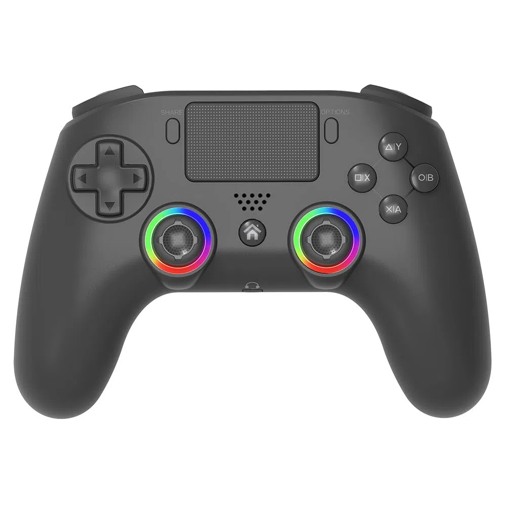 SUBSONIC Wireless Controller for PS4 Playstation 4 Bluetooth with LED Vibration Headphone Jack Black