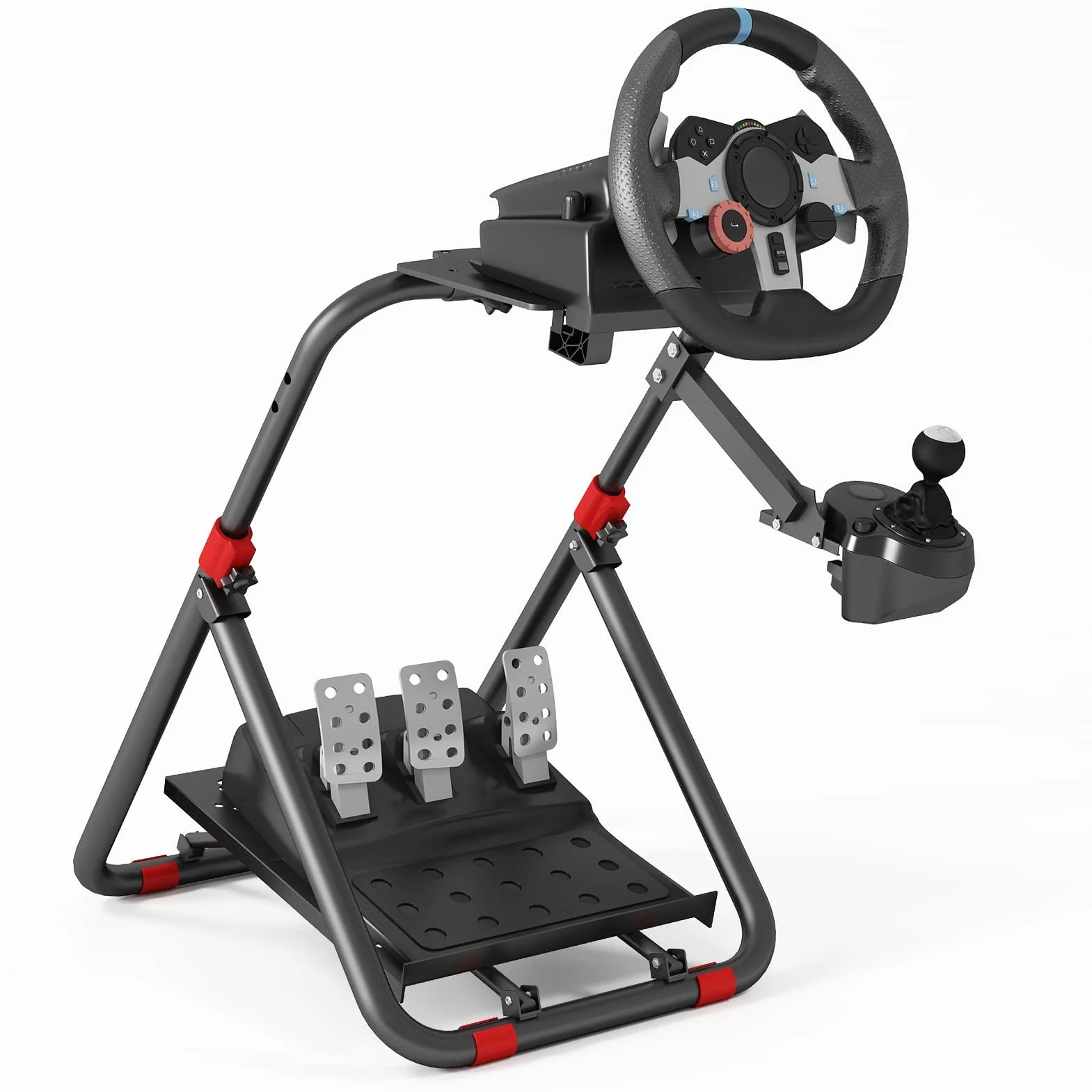DIWANGUS Supporto per volante pieghevole per Logitech G923 G920 G29 G27 G25 Thrustmaster T248X T248 T300Rs TX T150 PS4 PS5 Xbox