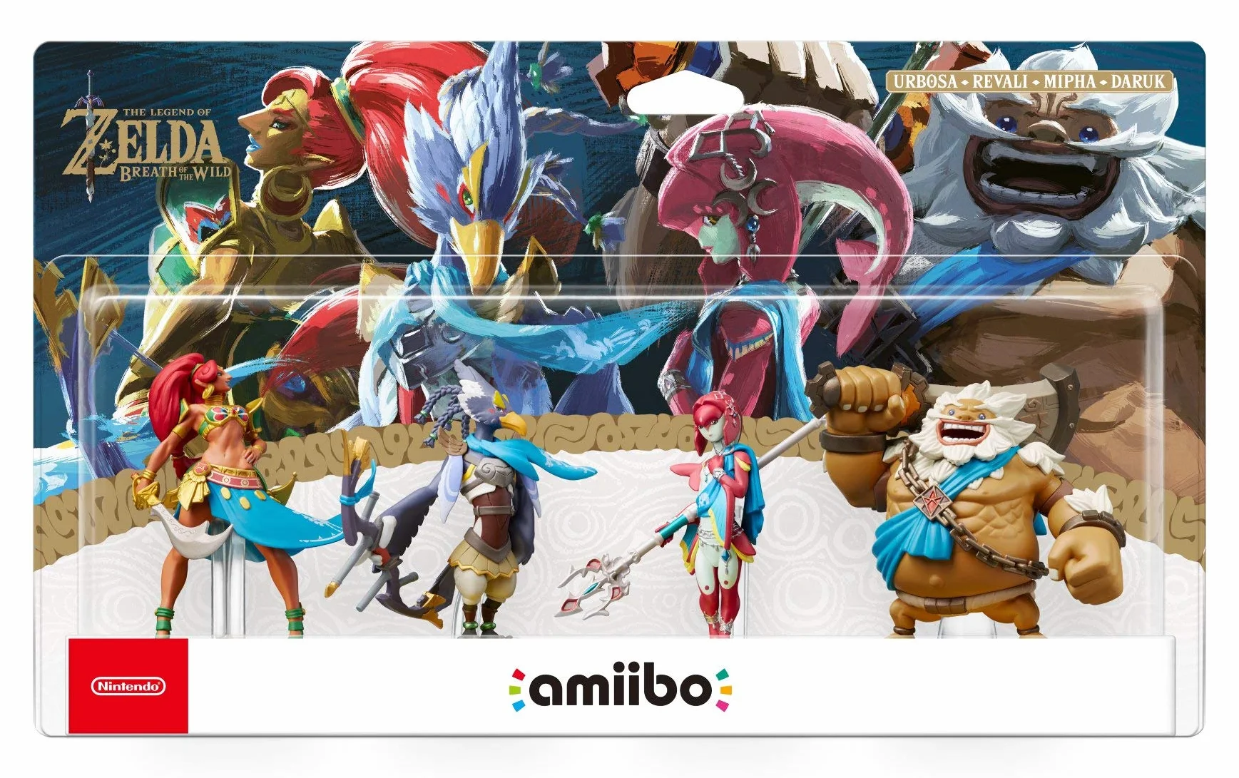 Nintendo Switch: Amiibo The Legend of Zelda: Breath of the Wild 4 Campioni