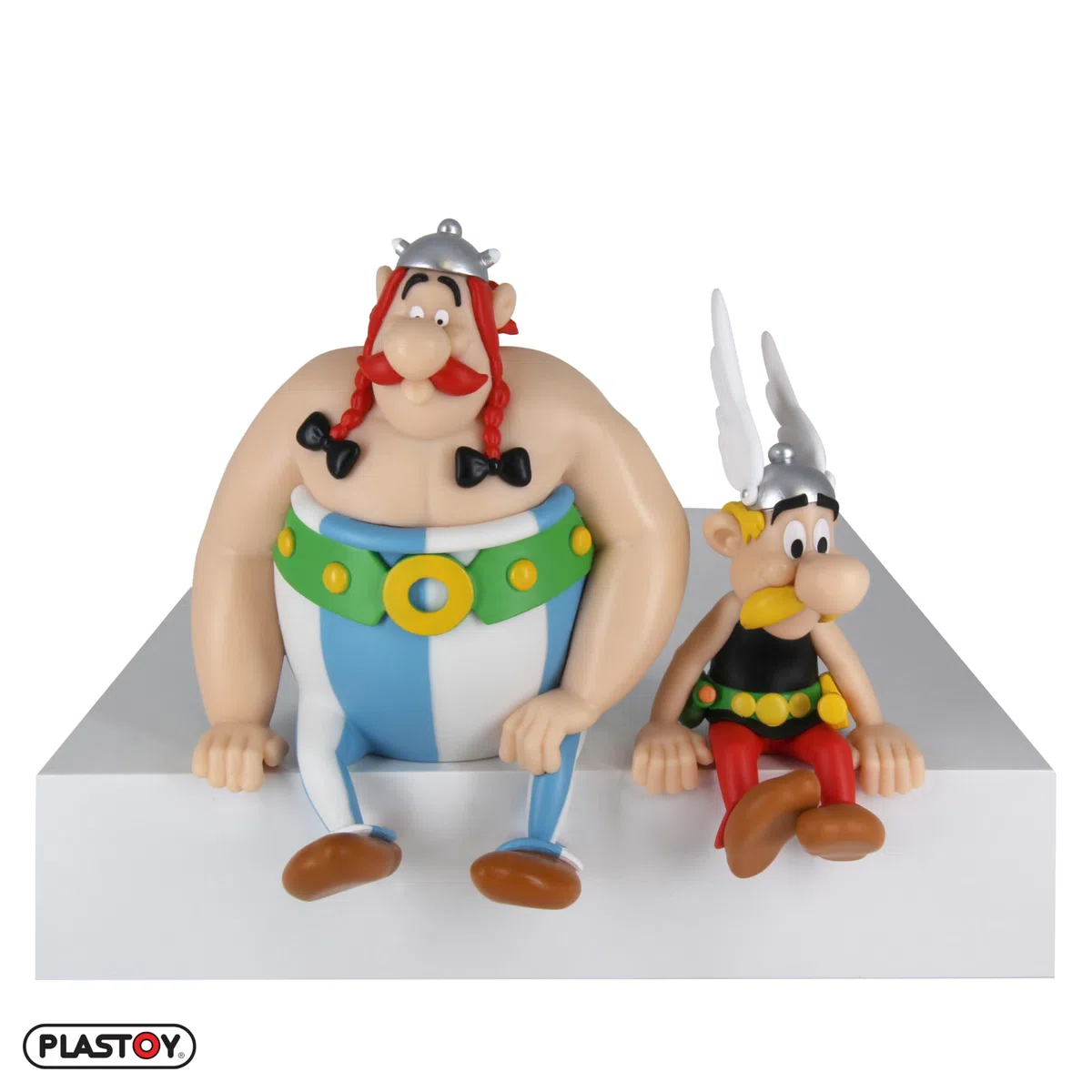 Plastoy Astérix Figura Obélix seduto PVC 13 cm