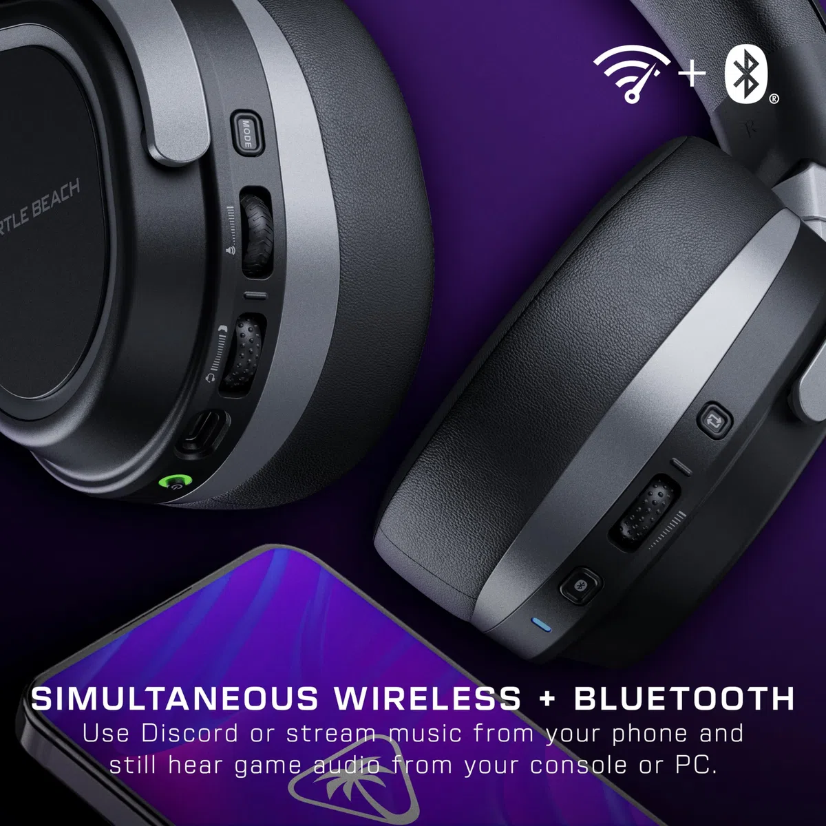 Turtle Beach Stealth 700 Nero Cuffie da Gioco Wireless Xbox 80 ore Batteria 60mm Altoparlanti Bluetooth