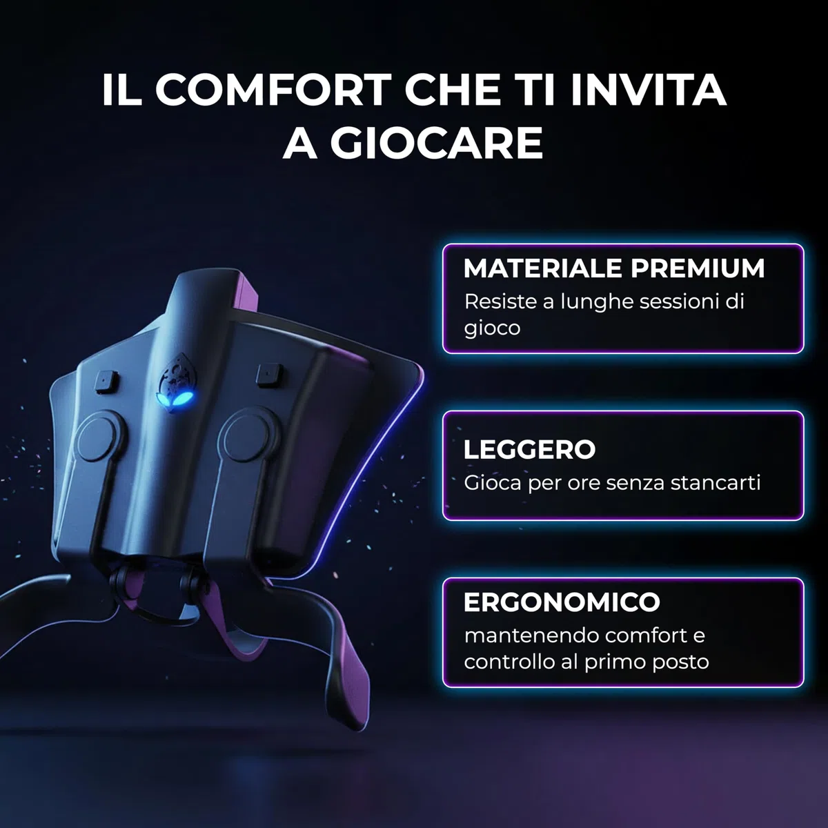 Collective Minds Strike Pack 'FPS Dominator' per PS4 | 2 paddles programmabili | Kit MOD personalizzabile sul controller | Accessorio cablato per giocatori professionisti | Compatibile PS4