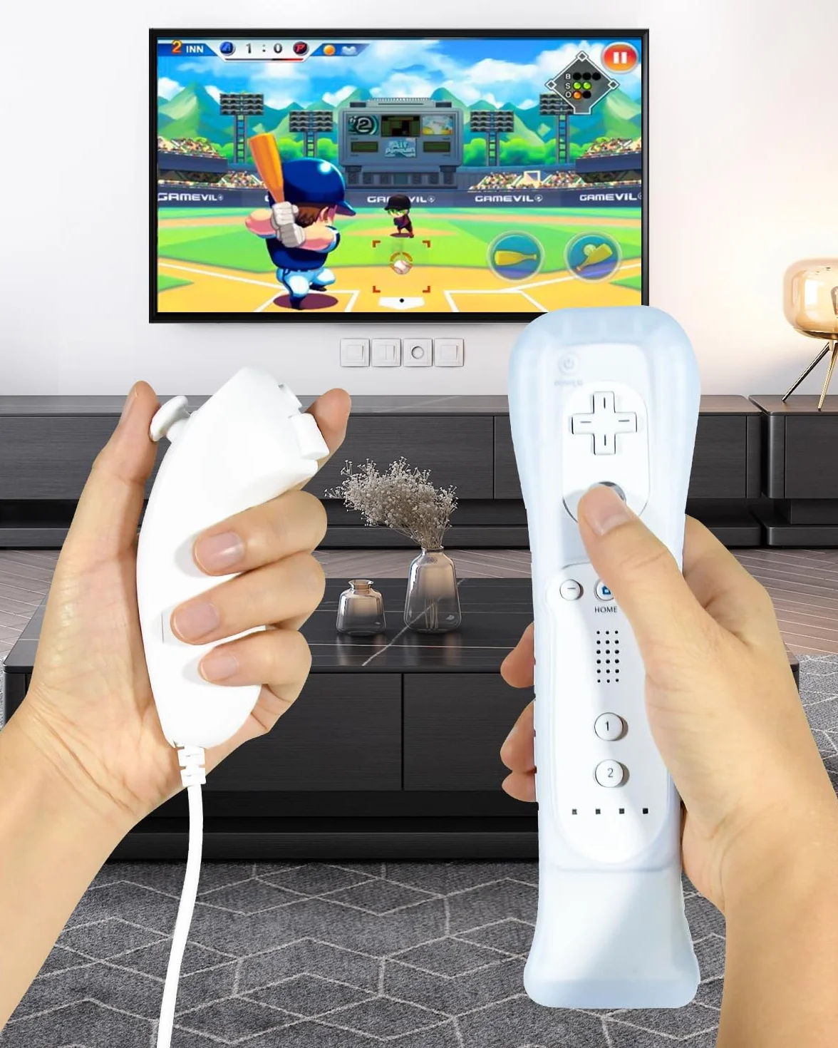 TechKen 2 adattatori Motion Plus con sensore in silicone per telecomando Wii