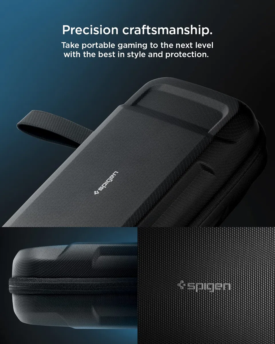 Spigen Cover Rugged Armor Pro Compatibile con Steam Deck LCD (2022) / Steam Deck OLED (2023) - Nero