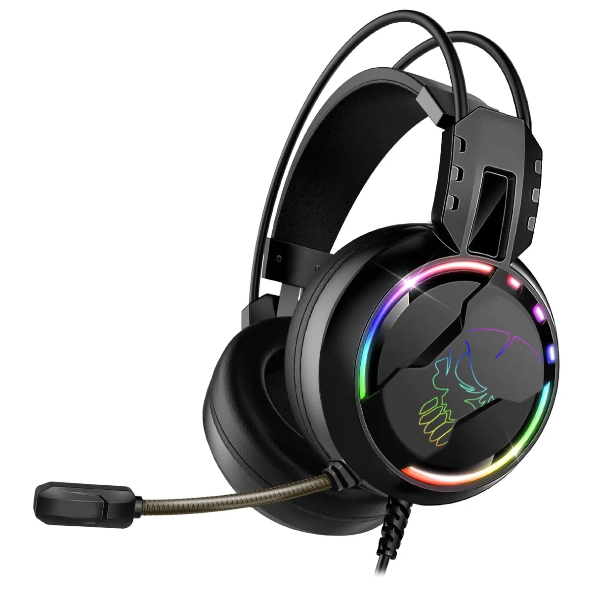 SPIRIT OF GAMER Pro-MKH5 - Kit Gaming 4 in 1 - Tastiera RGB AZERTY Anti-Ghosting, Mouse 7 Pulsanti 6400 DPI, Cuffie, Tappetino Antiscivolo - Compatibile con PC PS4 PS5 Xbox One Mac
