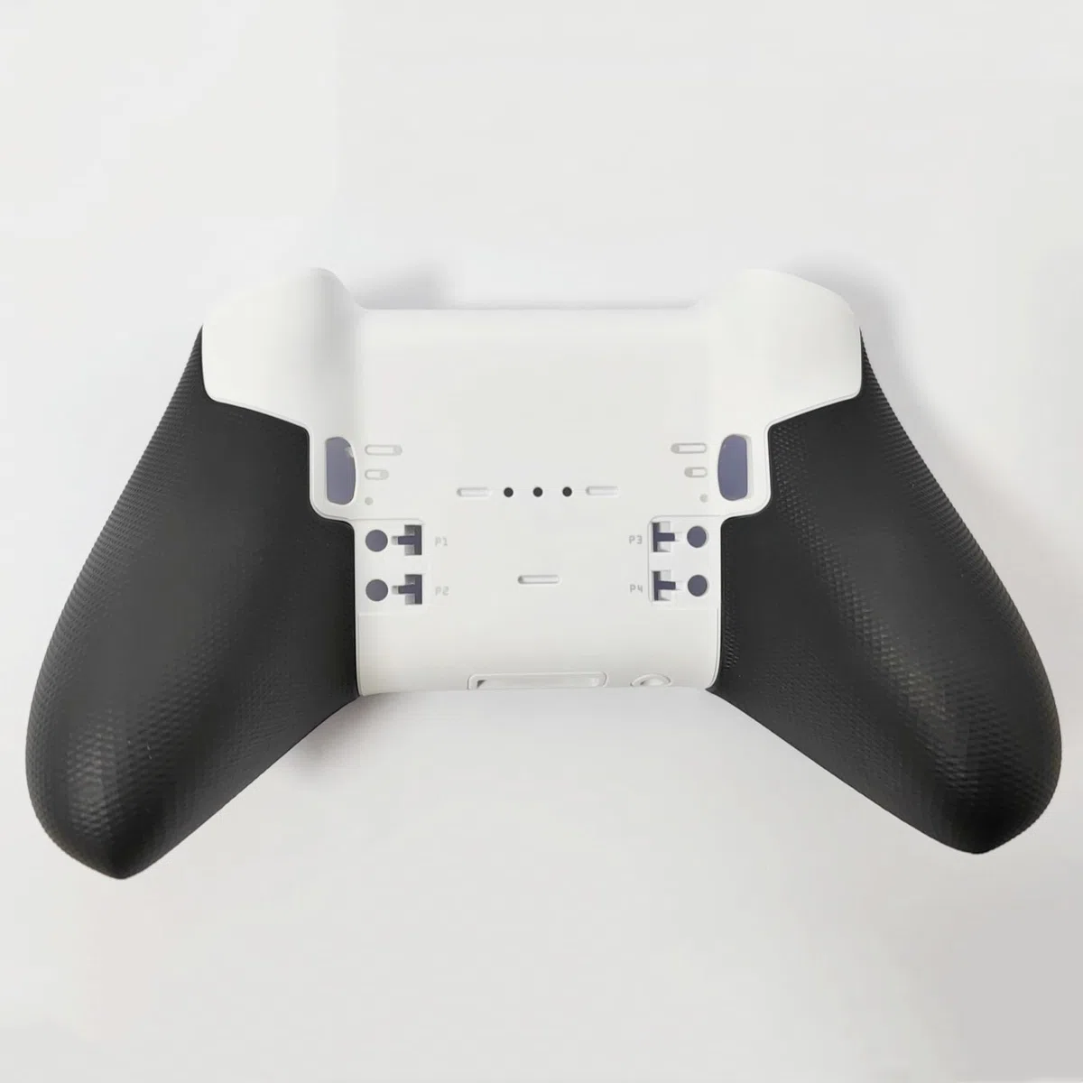 Hzxkqmil Set di Guscio di Ricambio per Xbox Elite Controller Series 2 - Core Bianco, Custodia Anteriore Coperchio Posteriore + Pulsante di Attivazione LB RB LT RT Paracolpi Anello Joystick Accessori
