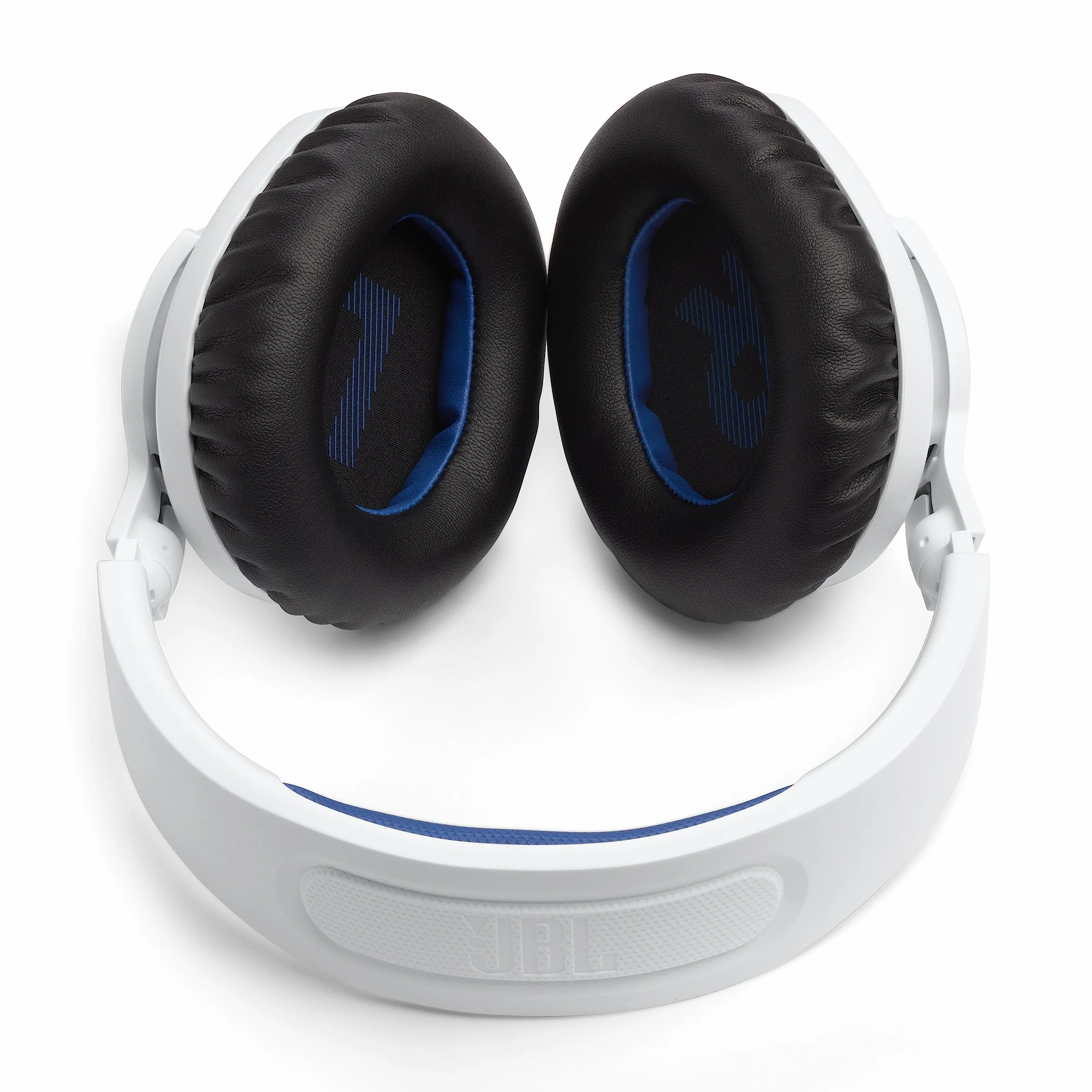 JBL Quantum 360P Cuffie Gaming Wireless Bluetooth PlayStation, Cancellazione Attiva Rumore, Microfono Rimovibile, Audio 3D, Bianco