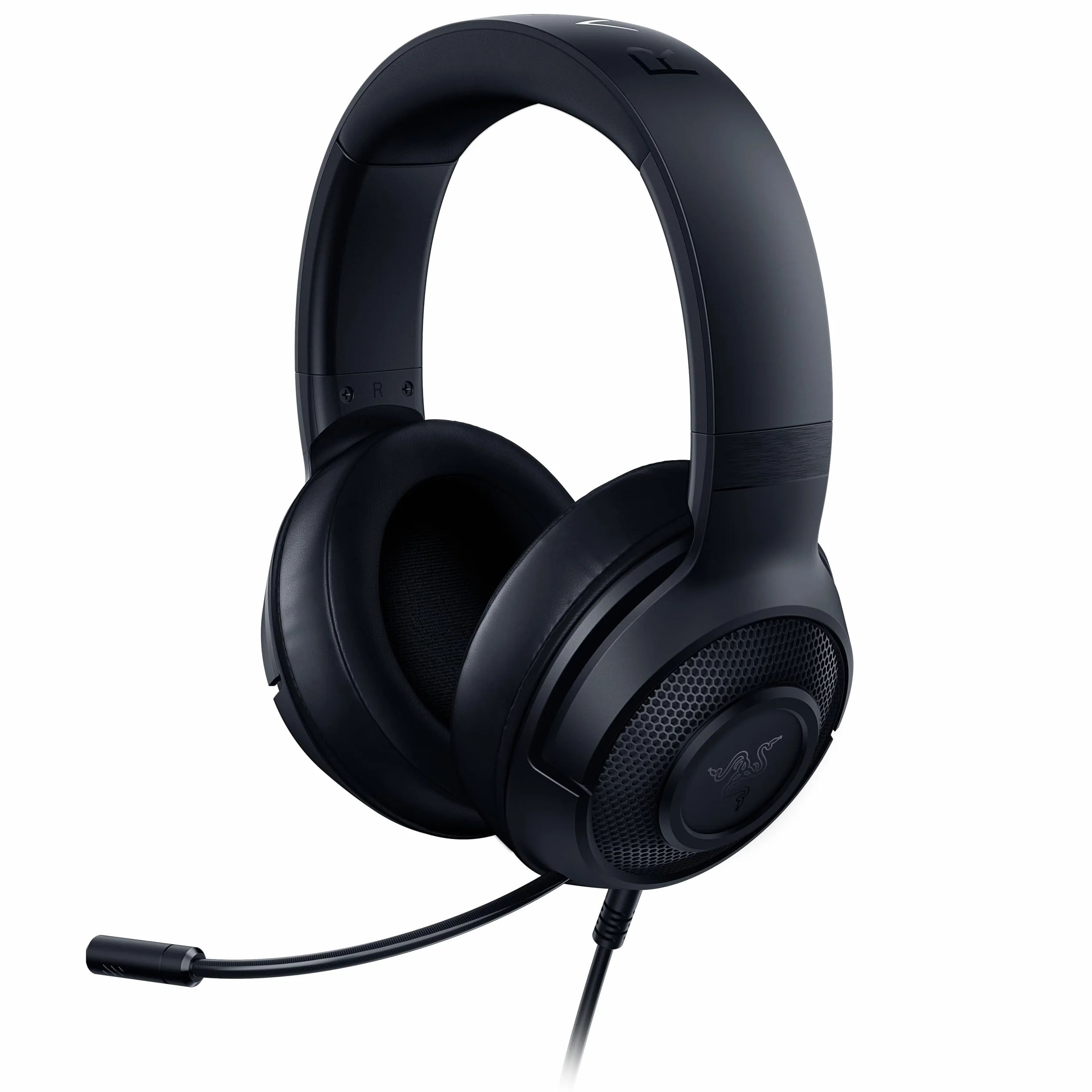 Razer Kraken X Lite Cuffie da Gioco PC Ultraleggere Microfono Cardioide Suono Surround 230g Jack 3.5mm PS4 PS5 Switch Xbox One Xbox Series X|S Nero