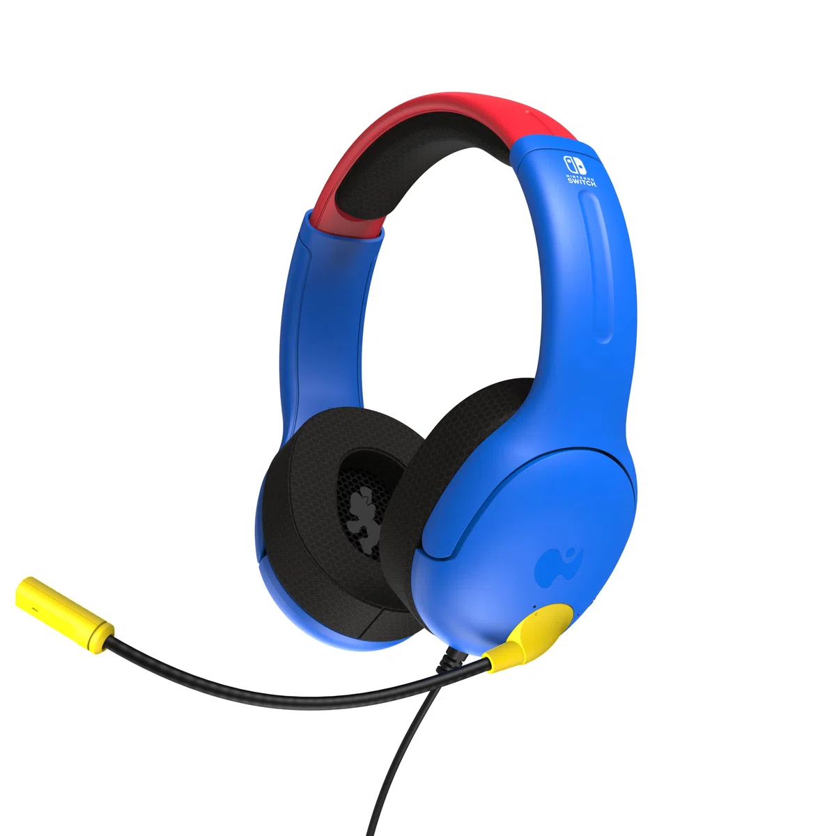 PDP Gaming AIRLITE Stereo Cuffie con Microfono per Nintendo Switch PC iPad Mac Laptop - Cuffie On Ear Leggere con Cancellazione del Rumore - Mario