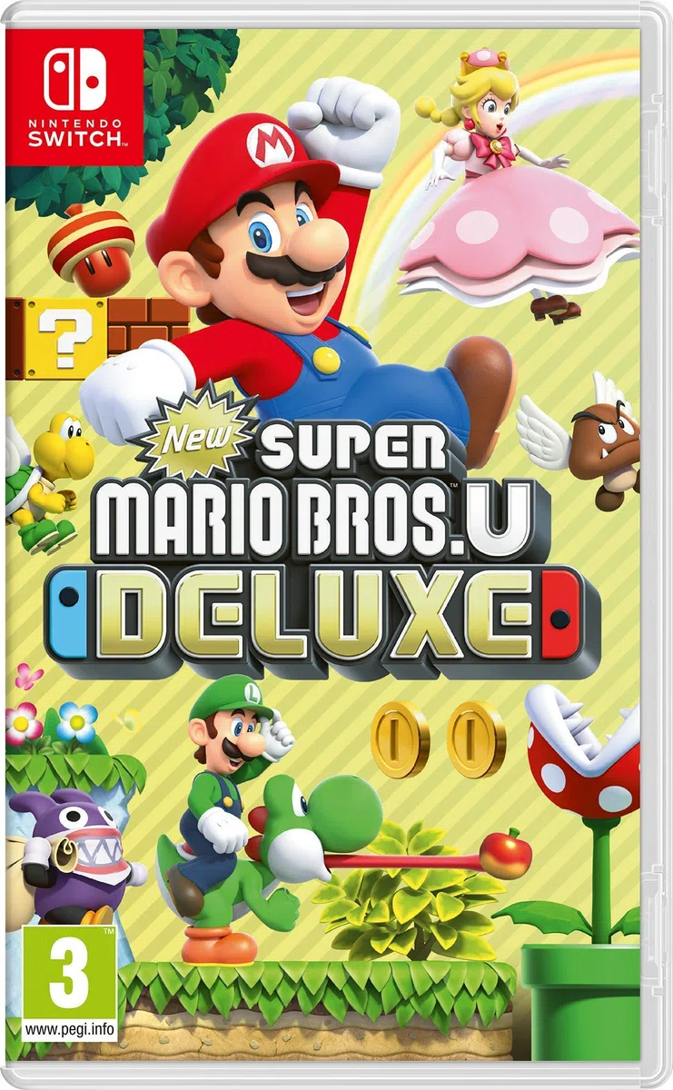 New Super Mario Bros. U Deluxe Nintendo Switch Gioco Italiano Scheda