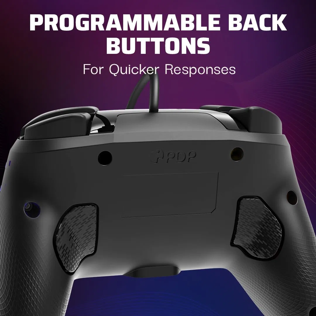 Nintendo Switch Afterglow Wave Wired Controller Black