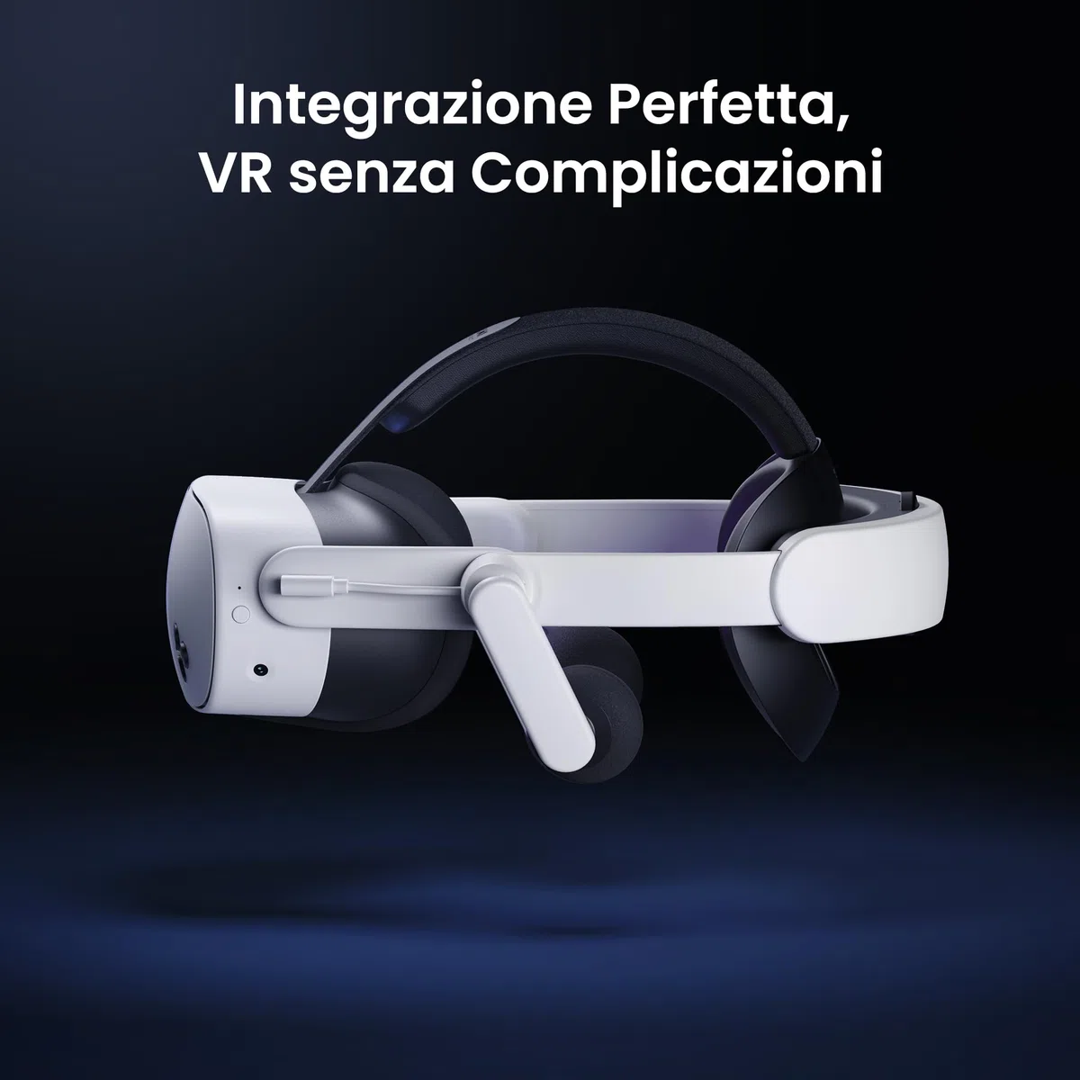KIWI design K4 Duo Auricolare Cinturino con Batteria per Quest 3/3S Accessori VR Ricarica Rapida