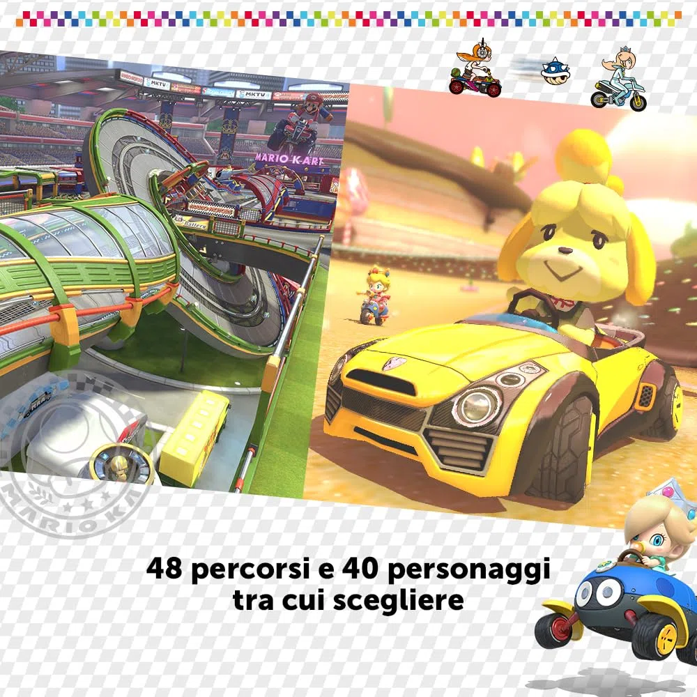 Mario Kart 8 Deluxe Videogioco Nintendo Ed. Italiana Scheda