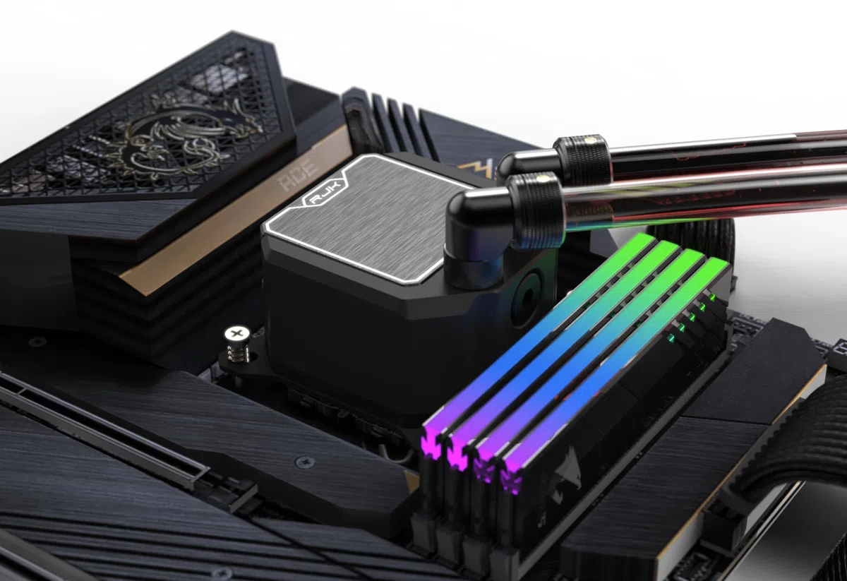 FORKIS DDC ULTRA CPU Wasserblock-Pumpen-Kombination schwarz