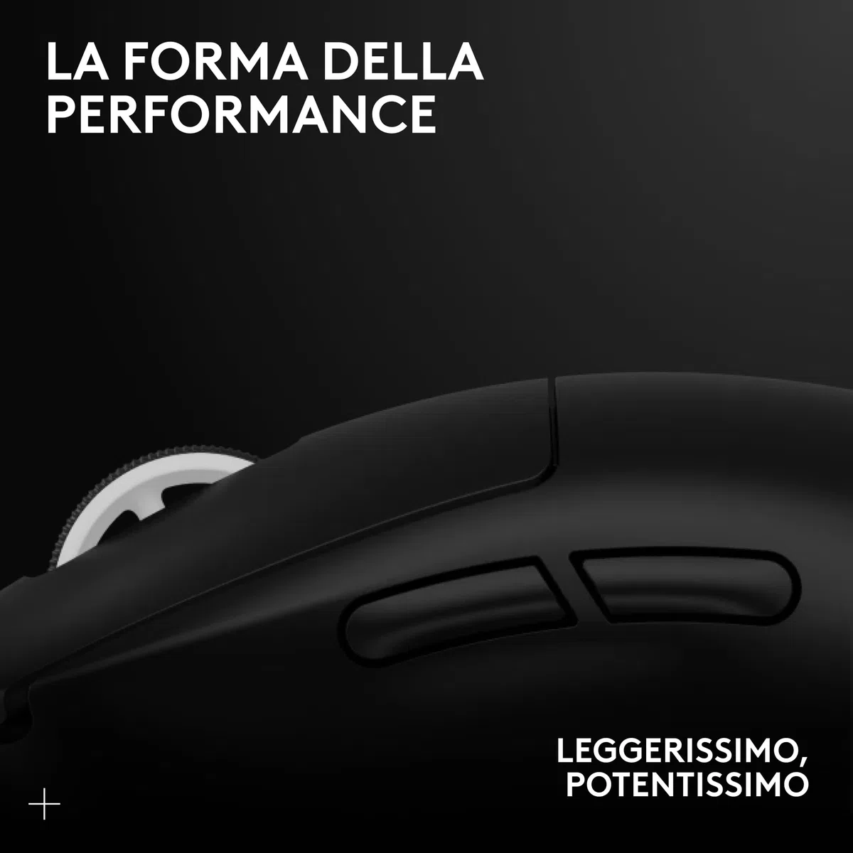 Logitech G PRO X Superlight 2 mouse gaming wireless 60g 5 pulsanti 44.000 DPI 8 kHz USB-C Nero