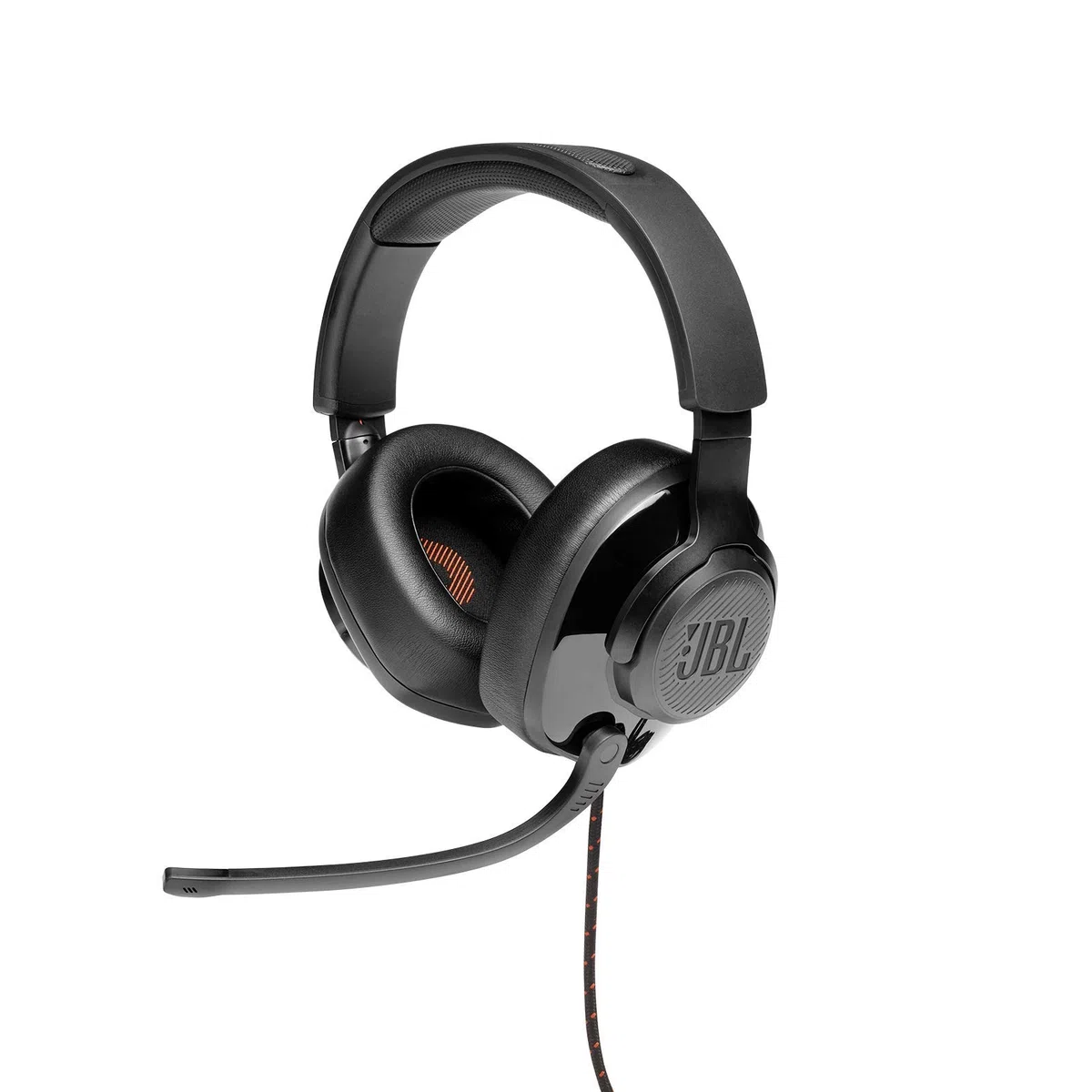 JBL Quantum 200 - Cuffie da gioco sovrauricolari cablate, misura L, colore: Nero