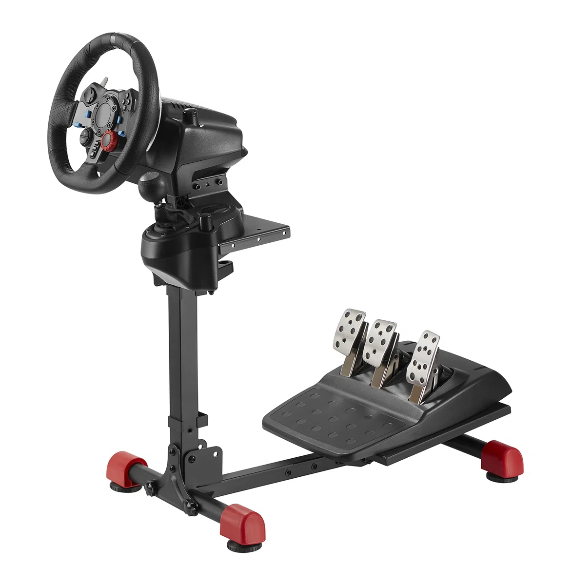 OPLITE Supporto Compatto per Volante Pedali e Cambio Compatibile con Logitech Thrustmaster Fanatec PlayStation 4