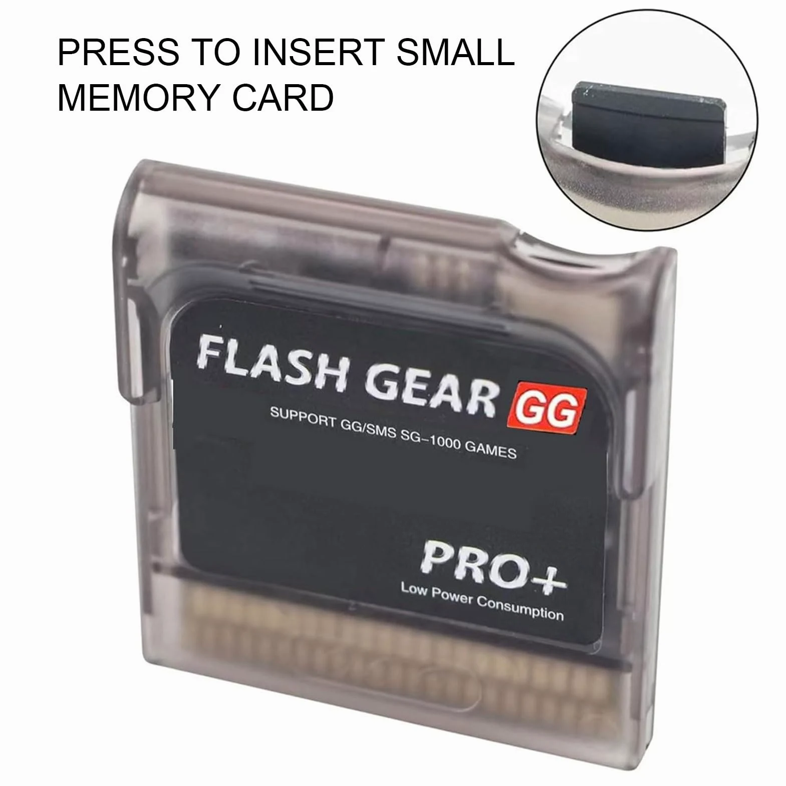 Cartuccia Flash per Videogiochi 600 in 1 per Console Game Gear Scheda di Memoria da 4 GB Supporta Console MD di Master Risparmio Senza Batteria