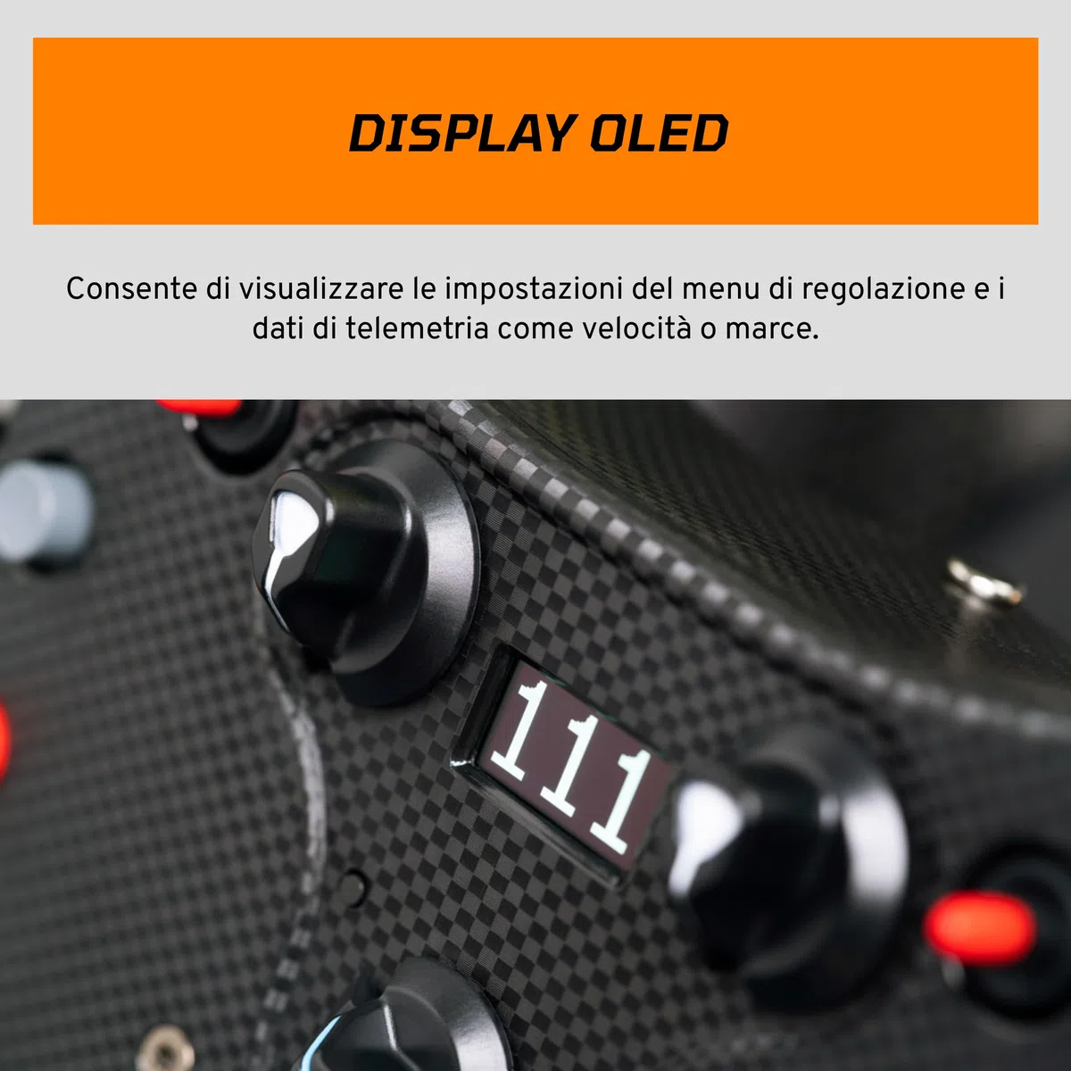 Fanatec CSL Elite McLaren GT3 v2 Volante da Corsa con Licenza Ufficiale Xbox Sim
