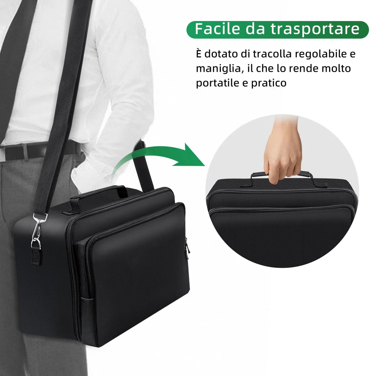 Mcbazel Custodia Protettiva da Viaggio per Console Xbox Series X - Nera
