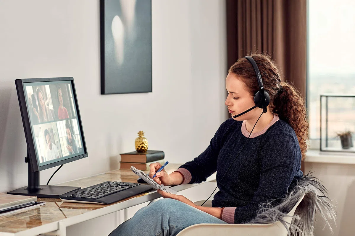 Sennheiser PC 3.2 Chat Microfono Cancellazione Rumore, Jack 3.5 mm, Gioco Leggero