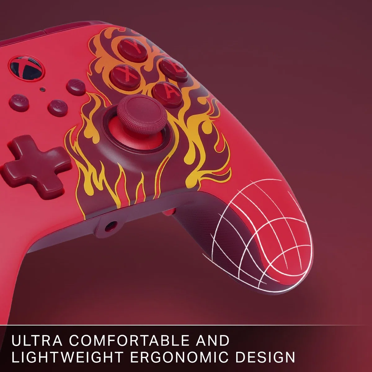 PowerA Advantage Controller cablato Incendio rosso per Xbox Series X|S