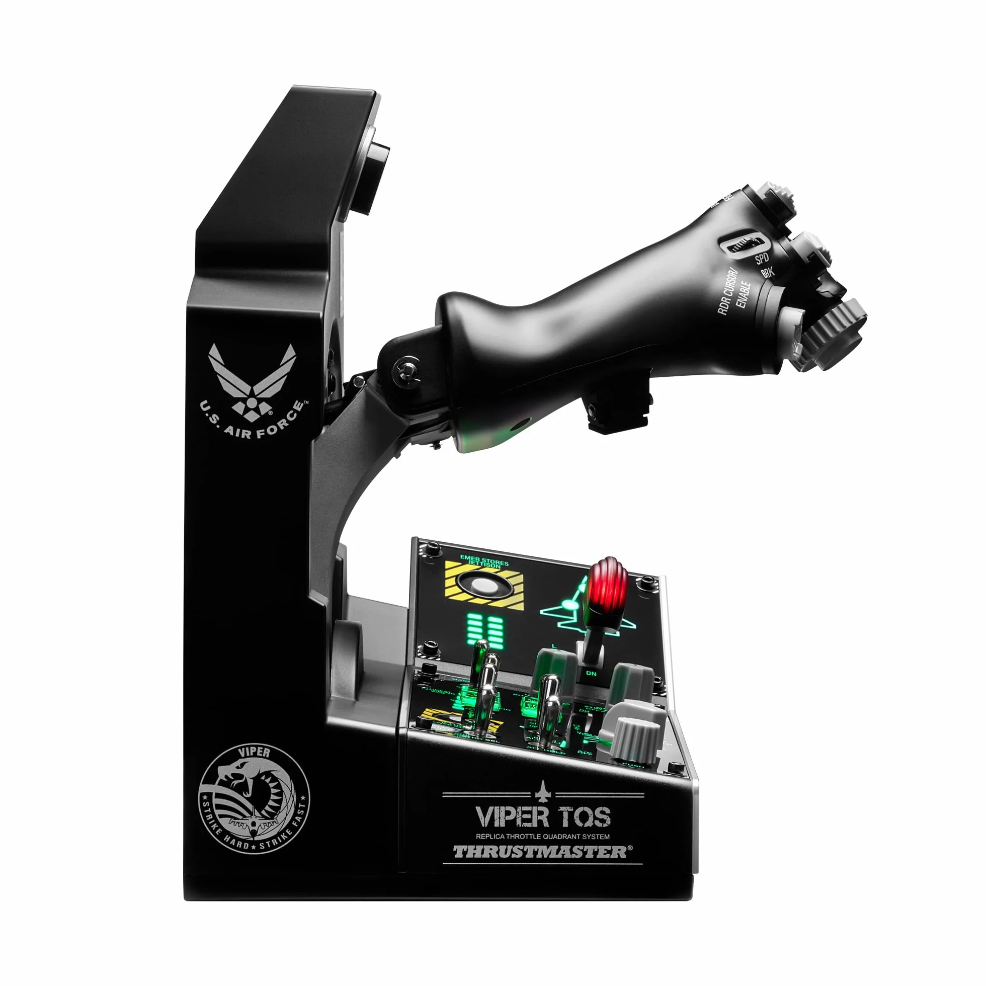 Thrustmaster Viper TQS Mission Pack per PC, Sistema Quadrante Manetta in Metallo, Manetta e Pannello di Controllo Inclusi, Precisione Effetto Hall