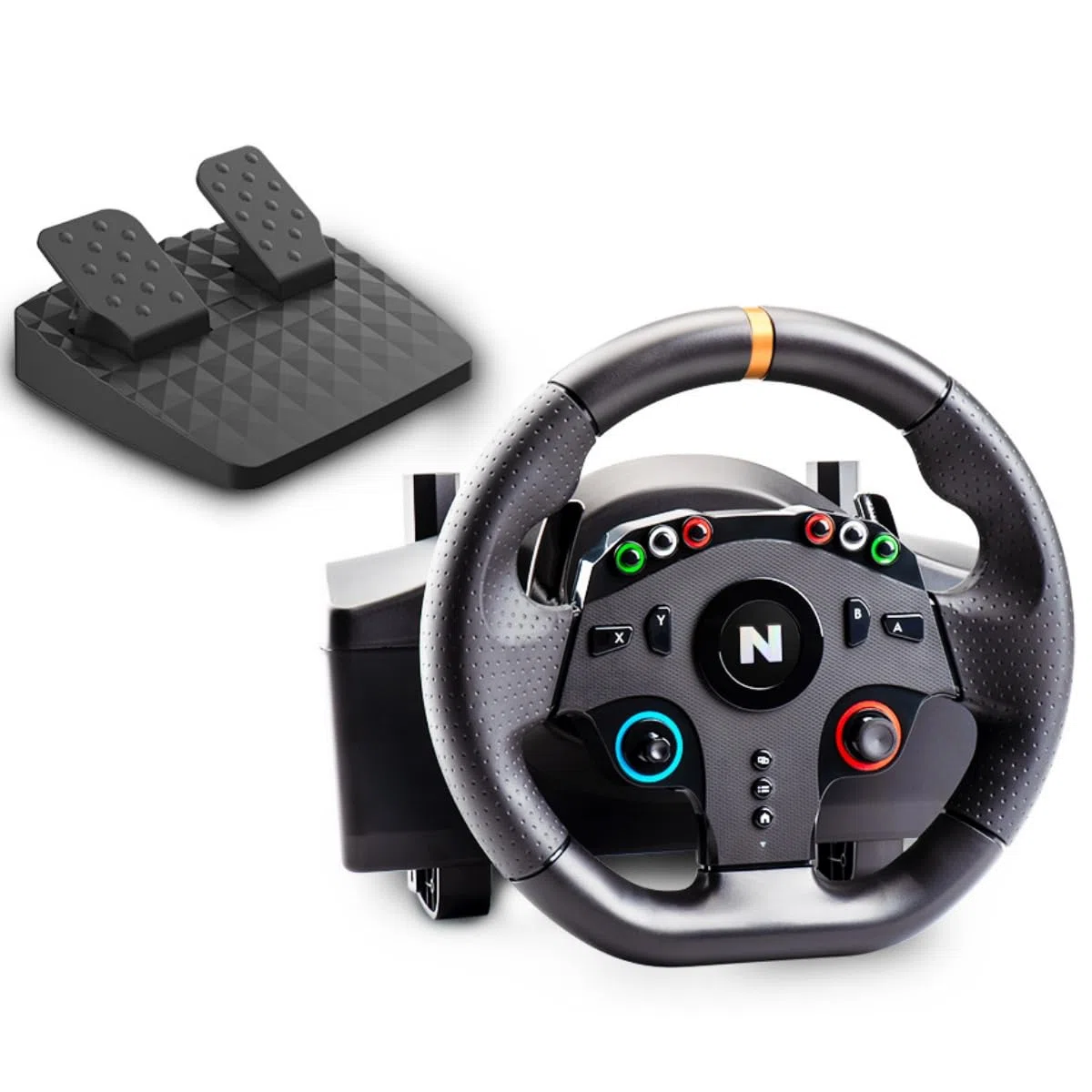NITHO Drive Pro ONE V24 Volante da Corsa con Pedali 270° per PC, PS4, Xbox One, Xbox Series X|S, Switch Simulatore di Guida