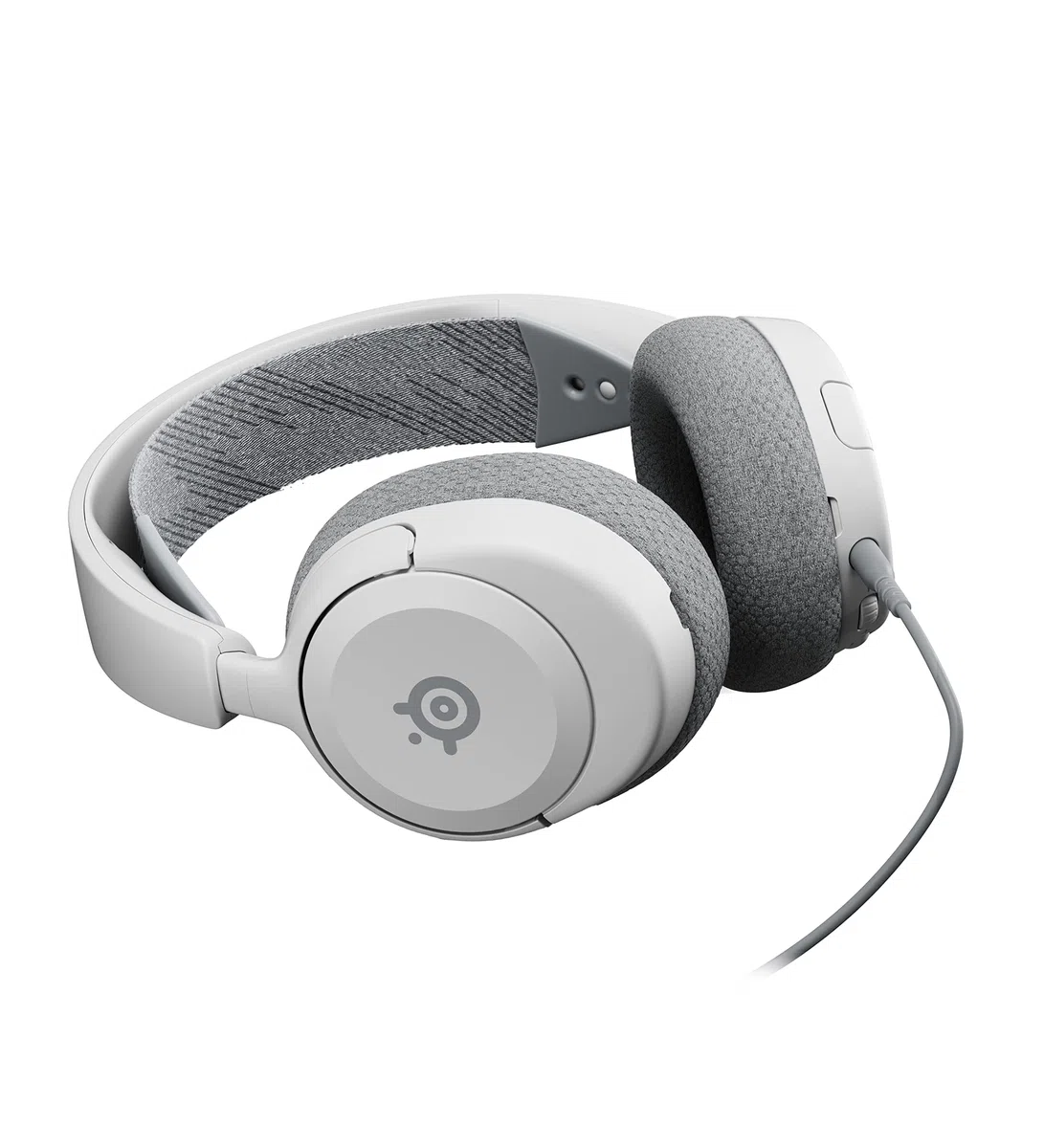 SteelSeries Arctis Nova 1P Cuffie da gaming multisistema Driver Hi-Fi Audio spaziale 360° Memory Foam Bianco