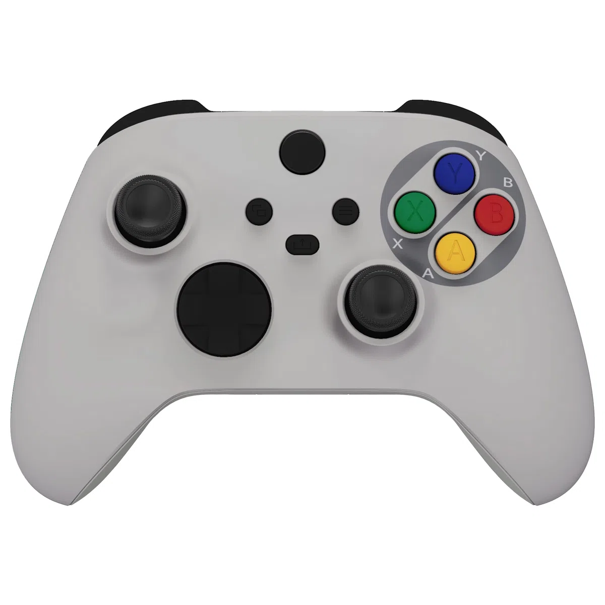 eXtremeRate Cover Custodia Grip Tasti Ricambio per Xbox Series X S Controller Copertura Pulsanti Tigger Analogici Grilletti per Xbox Series X S Joystick Model 1914-Stile SFC SNES Classic EU