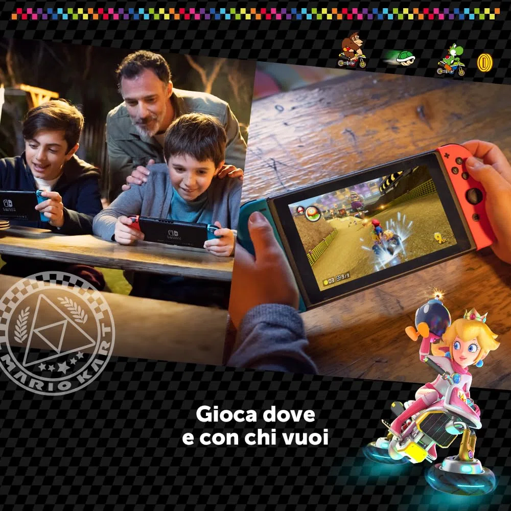 Mario Kart 8 Deluxe Videogioco Nintendo Ed. Italiana Scheda