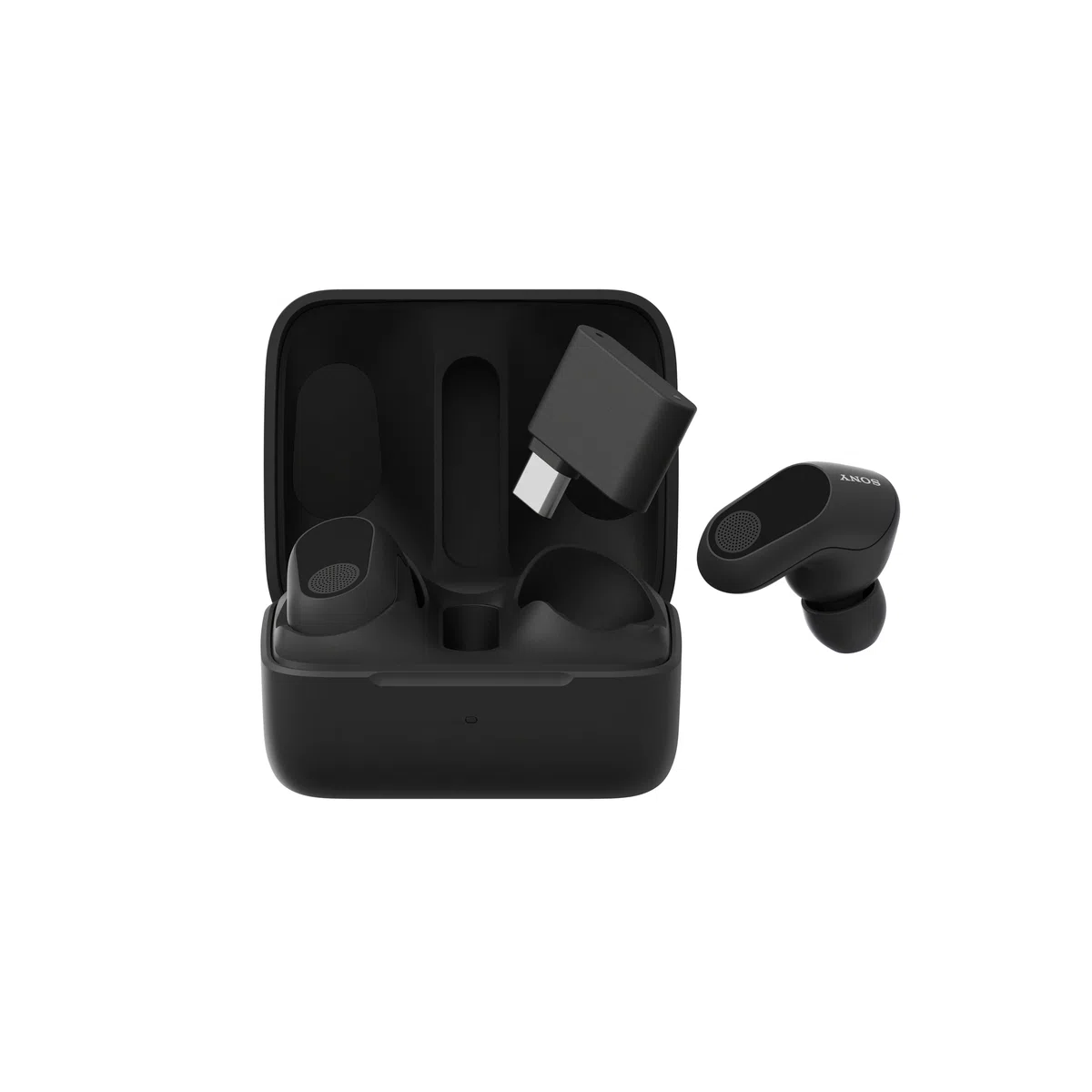 Sony Inzone Buds Auricolari da Gioco True Wireless Noise Cancelling Microfono AI Batteria 24 Ore Dongle Bassa Latenza Nero