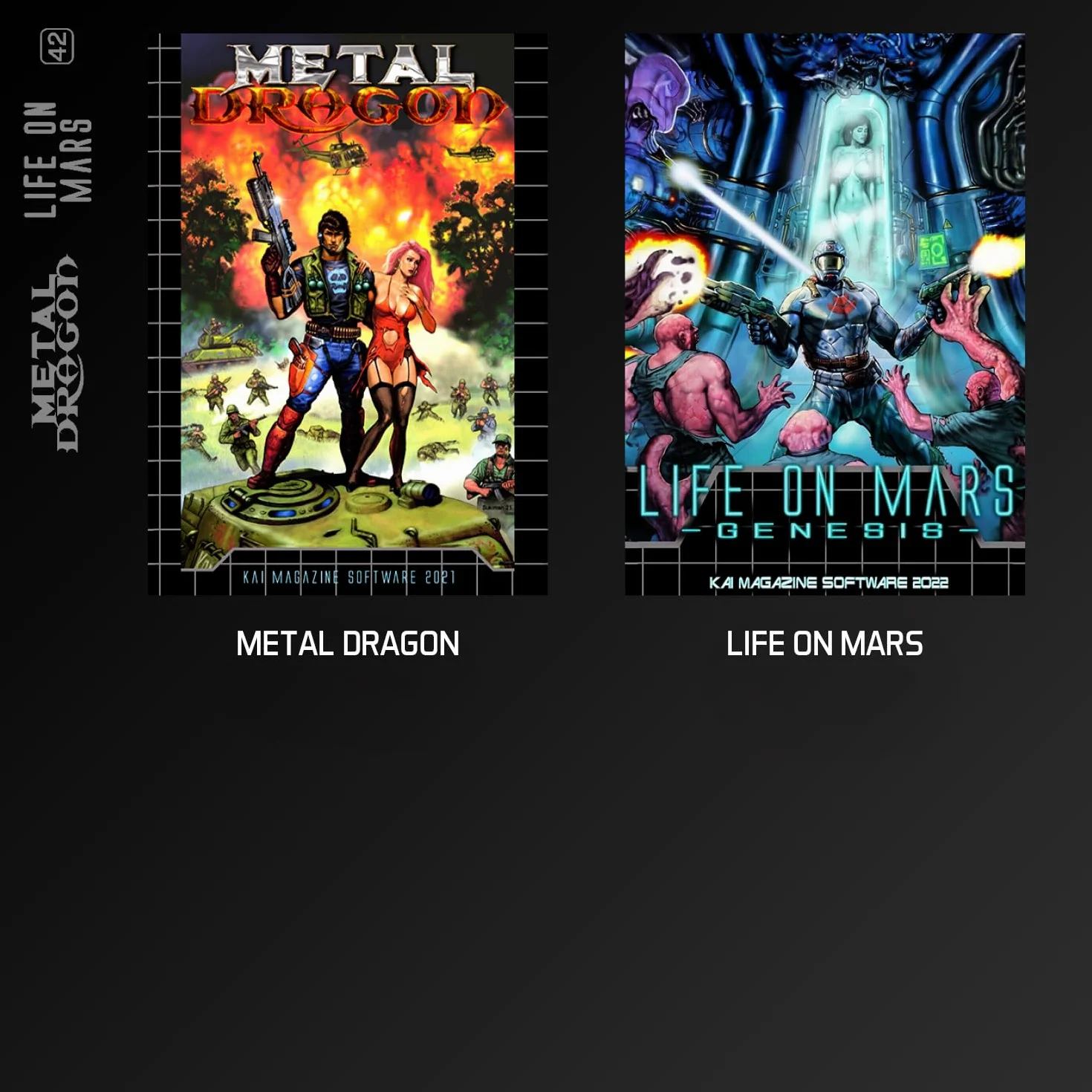 Evercade Metal Dragon/Life on Mars Collection