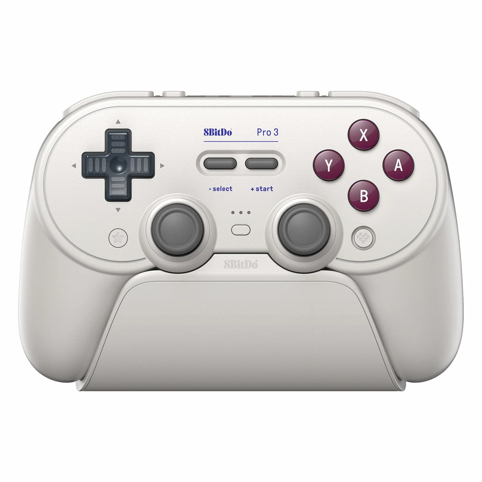 8BitDo Pro 3 Bluetooth Controller for Switch, Windows, Apple, SteamOS, Android - TMR Joysticks, Hall Effect Triggers, G Classic
