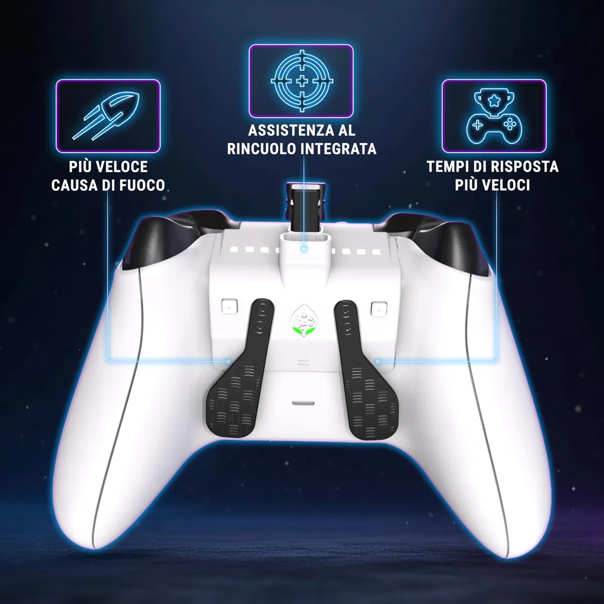 Collective Minds Strike Pack 'Dominator' Kit MOD cablato per controller Xbox con 2 paddle retro mappabili, add-on programmabile per giocatori professionisti, compatibile Xbox Series X|S e One