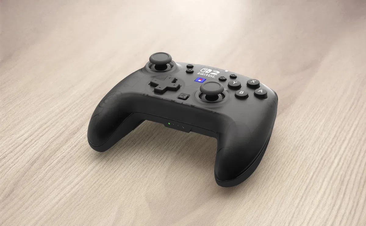 HORI - Wireless HORIPAD Turbo per Nintendo Switch 2 (Nero). Compatibile con Nintendo Switch e modelli OLED e Lite - Licenza Ufficiale Nintendo