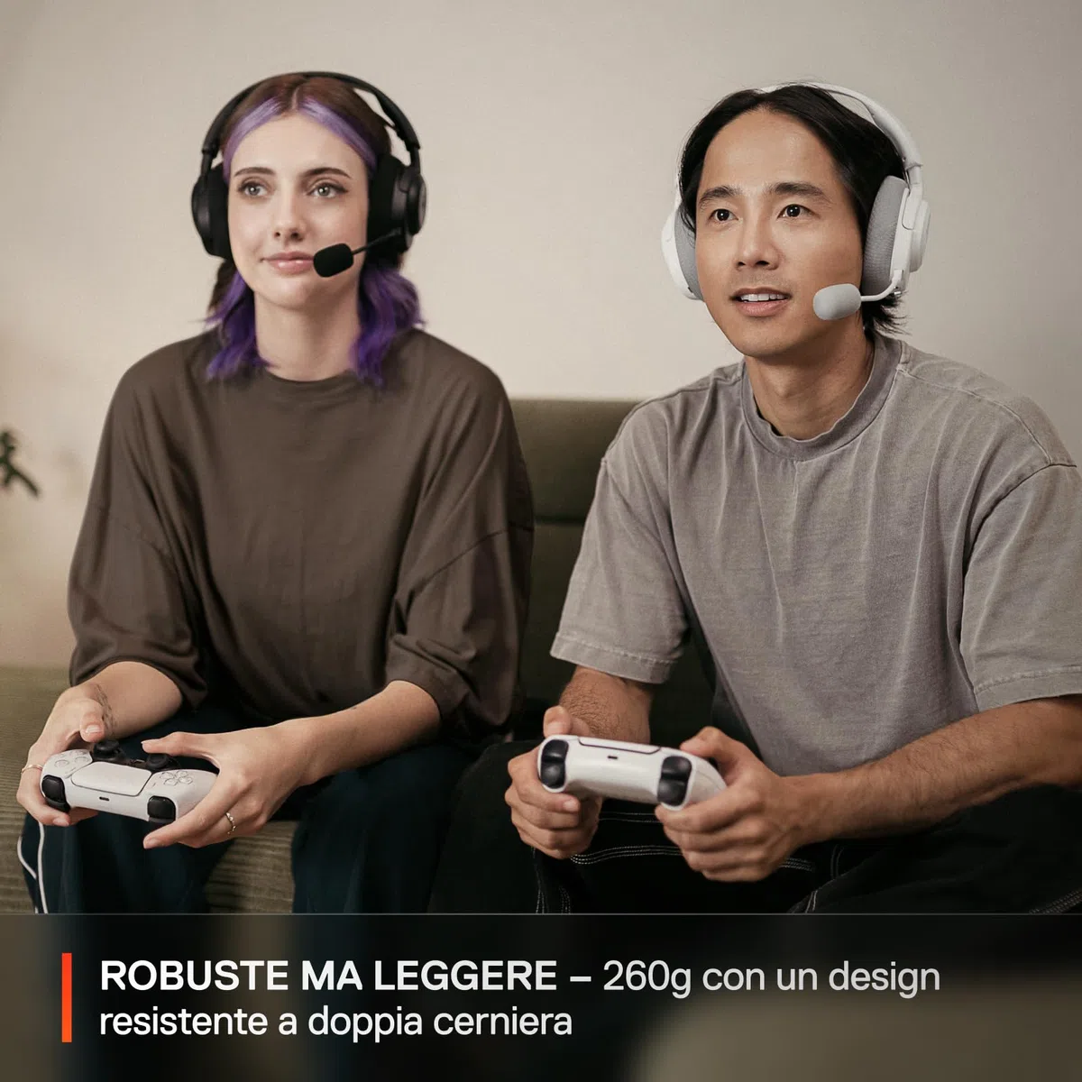 SteelSeries Arctis Nova 3P Cuffie da gioco wireless 2,4GHz/BT 40h neodimio Nero per PS5 PS4 PC Switch