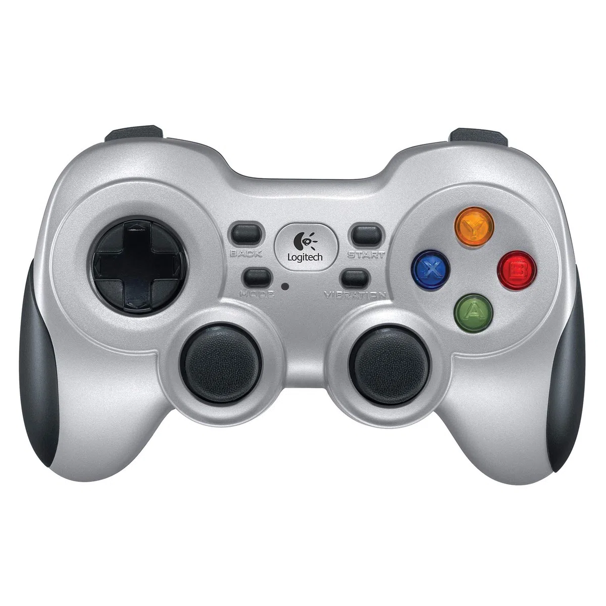 Logitech F710 Wireless Gamepad, 2.4 GHz Wireless con Nano-Ricevitore USB, Controller Dual Vibration Feedback, 4 Switch D-Pad, PC, Grigio/Nero