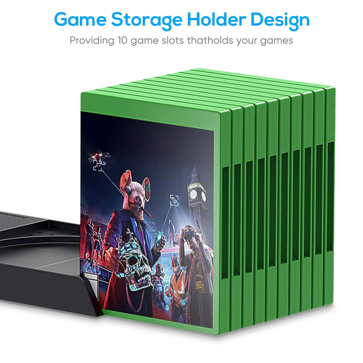 FYOUNG Supporto di Raffreddamento Compatibile con Xbox Series X + Batterie Ricaricabili Accessori