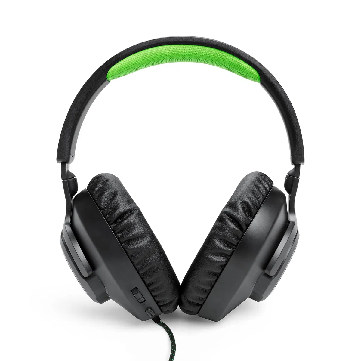JBL Quantum 100X Cuffie Gaming Over-Ear con Microfono Boom Rimovibile per Xbox, Nero e Verde