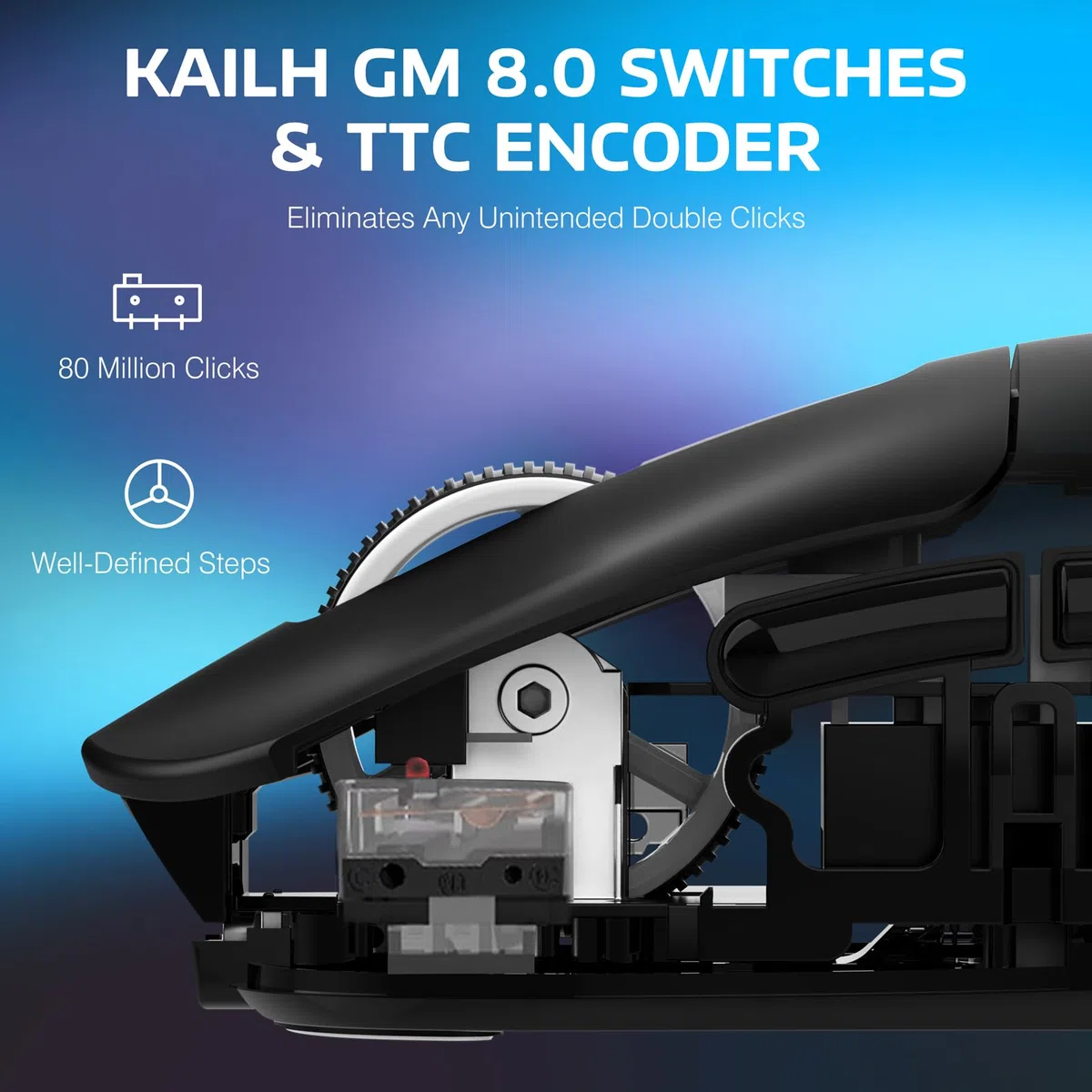 ATTACK SHARK X3 SUPERLIGHT Wireless Gaming Mouse 26000DPI PixArt PAW3395 49g Ultraleggero Nero