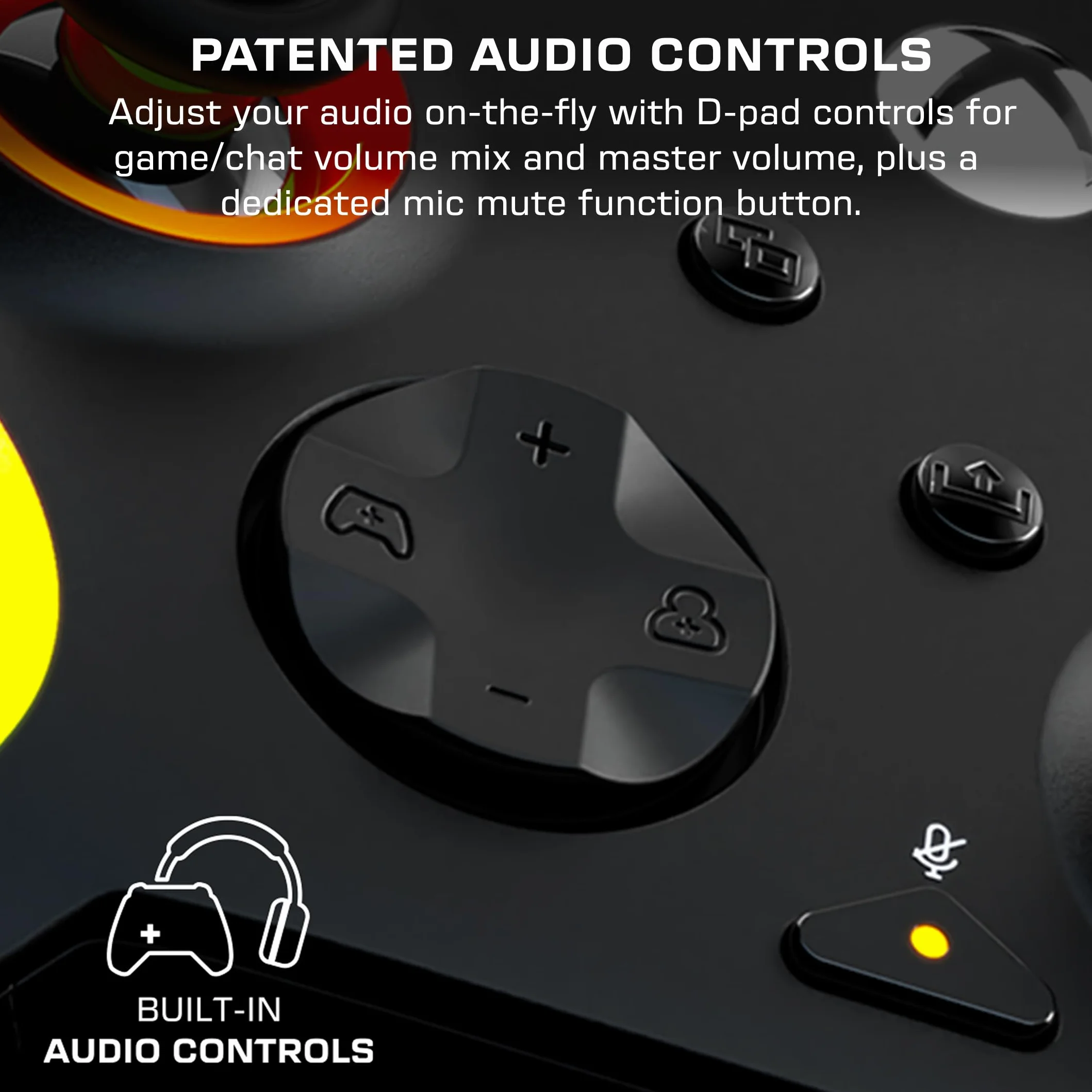 Turtle Beach Afterglow Wave Nero Controller Gamepad RGB cablato per Xbox Series XS, Xbox One e Windows