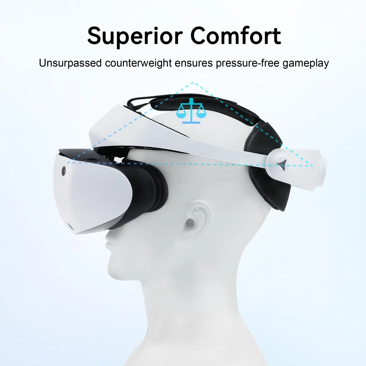 AMVR CM1 Kit Comodo per PS VR 2, Bilanciamento del Peso, Traspirante