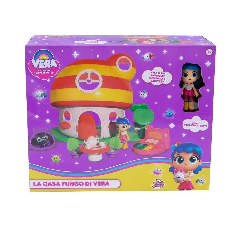 Grandi Giochi Vera e il Regno dell'Arcobaleno Casa Fungo con Accessori TRK06000