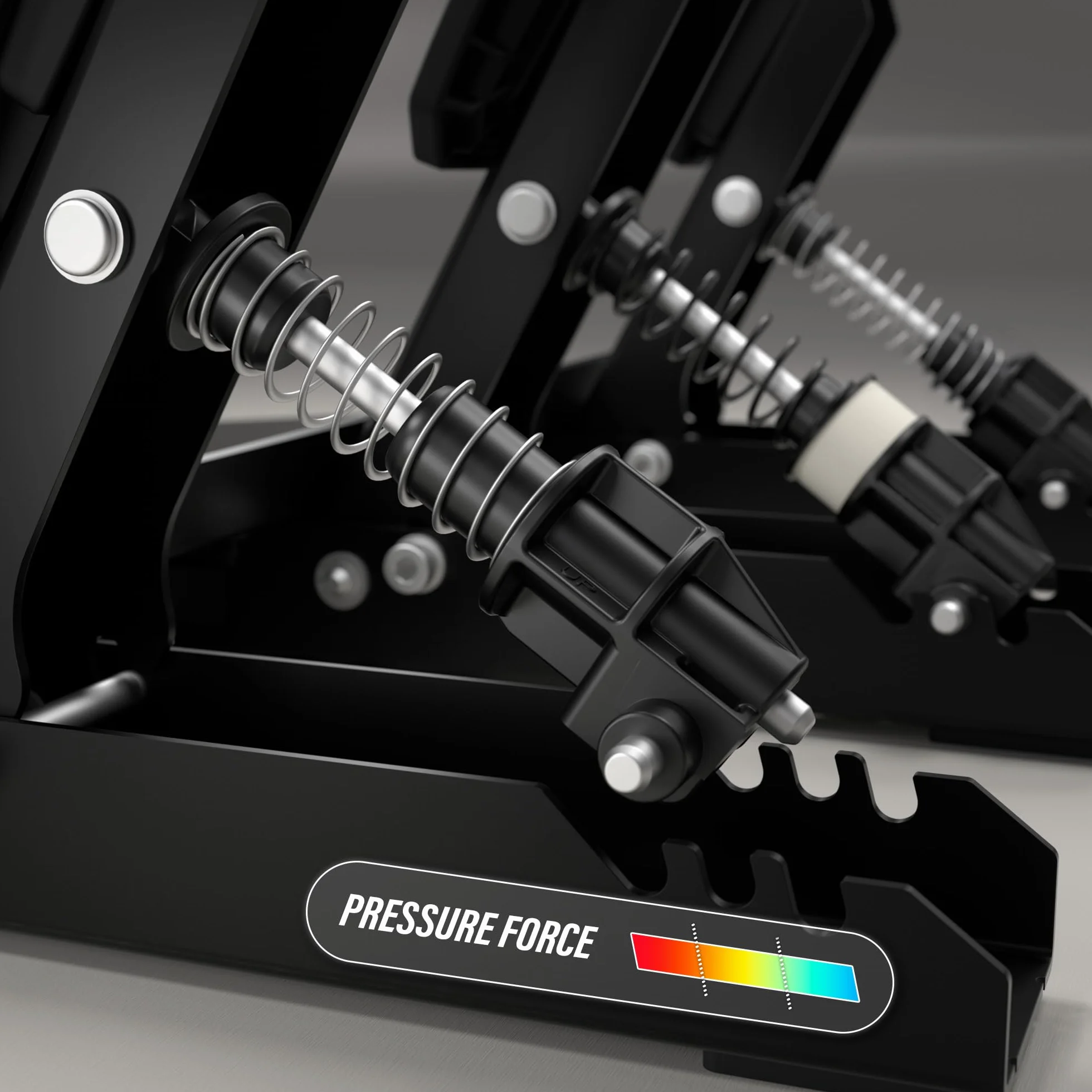 Thrustmaster Raceline Pedals III Modulare 3 Pedali H.E.A.R.T 16-bit Precisione Resistenza Regolabile PS5 PS4 Xbox Series X|S Xbox One PC