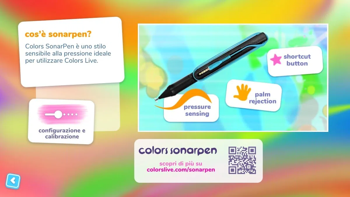 Colors Live Switch z pennino sensibile alla pressione
