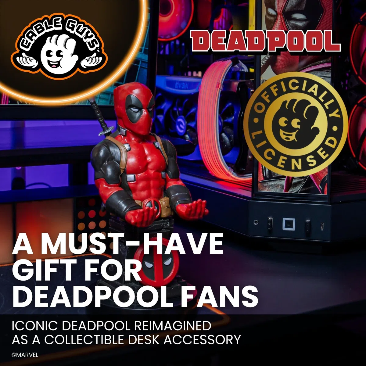 Exquisite Gaming Deadpool Cable Guy multicolore